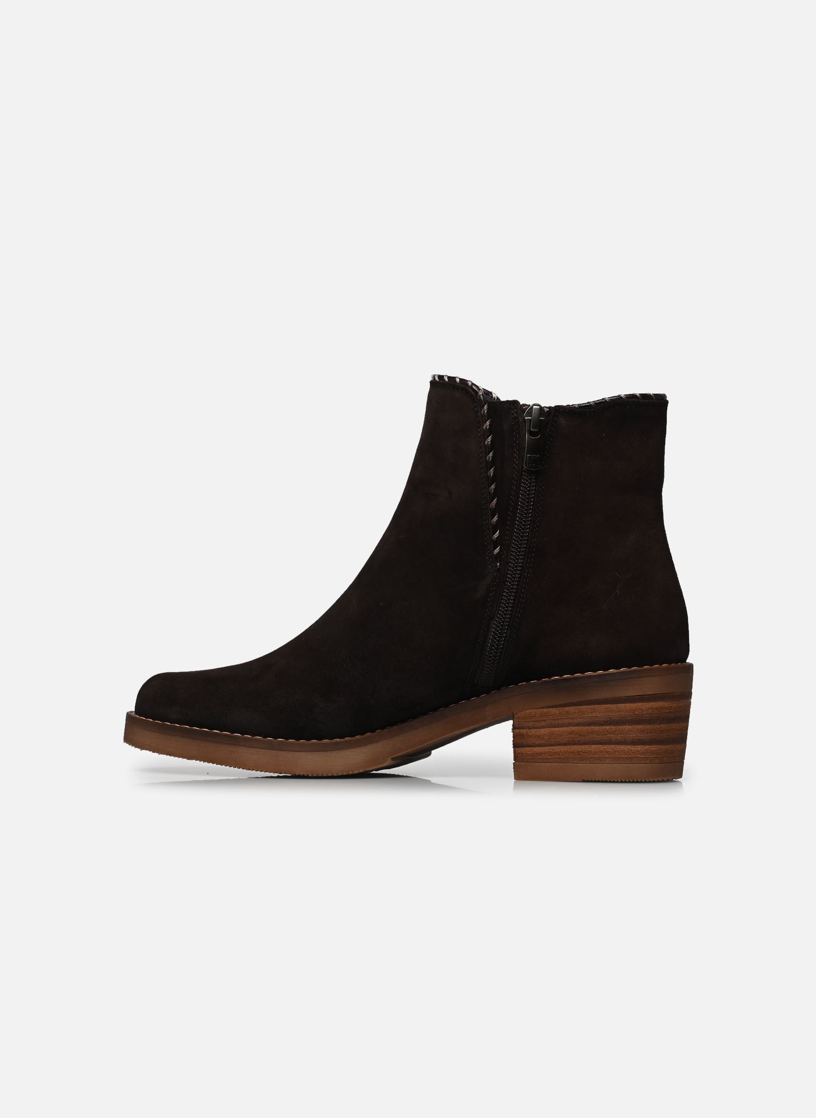 Enkellaarzen en boots LAYLA D9545 dames bruin Dorking Enkellaarzen en boots LAYLA D9545 dames bruin CALF EBANO