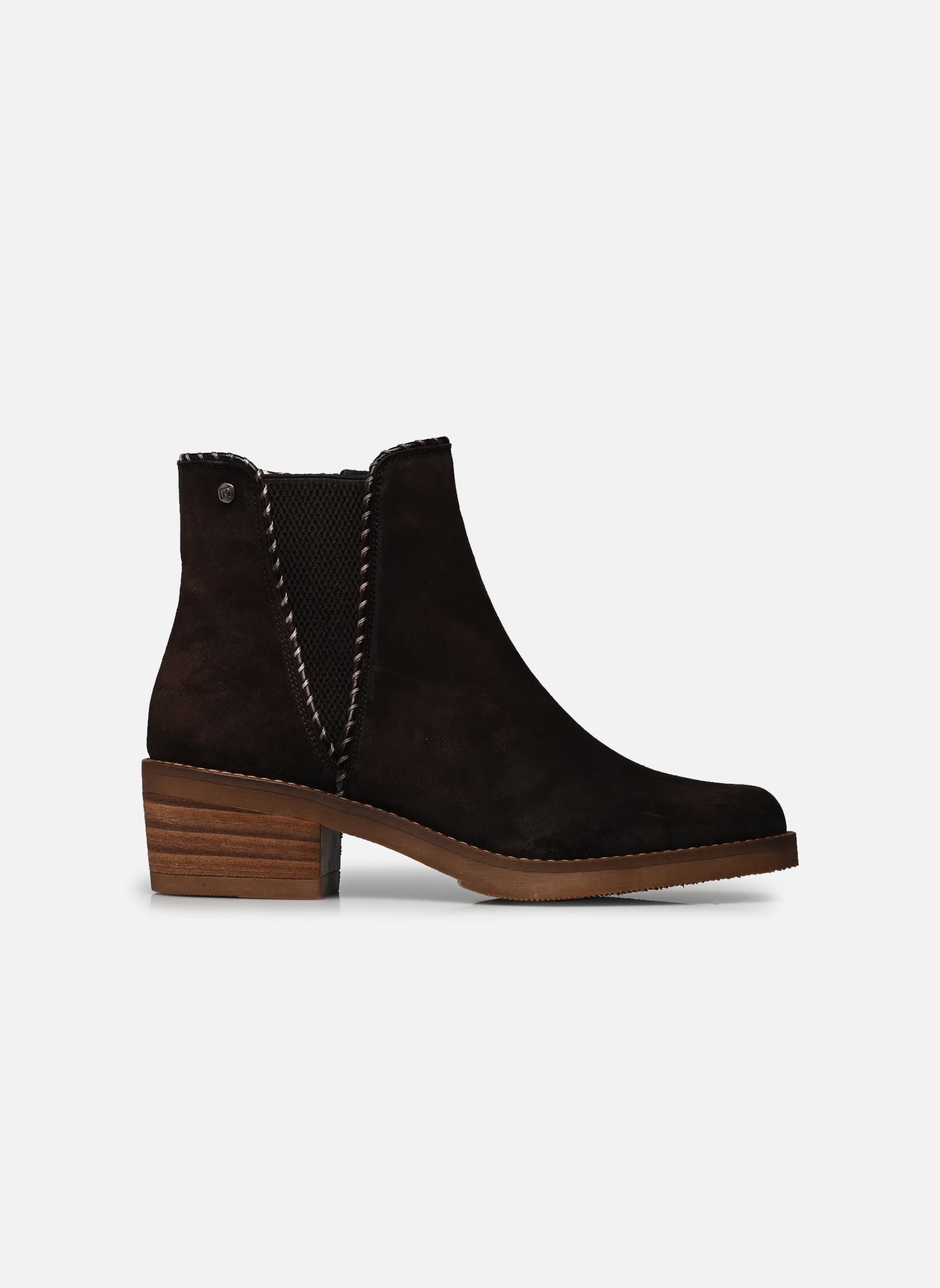 Enkellaarzen en boots LAYLA D9545 dames bruin Dorking Enkellaarzen en boots LAYLA D9545 dames bruin CALF EBANO