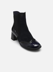 Bottines et boots IKIA D9368 femme bleu Dorking Bottines et boots IKIA D9368 femme bleu NAPLAK+CALF+NAPLAK MARINO +RIV
