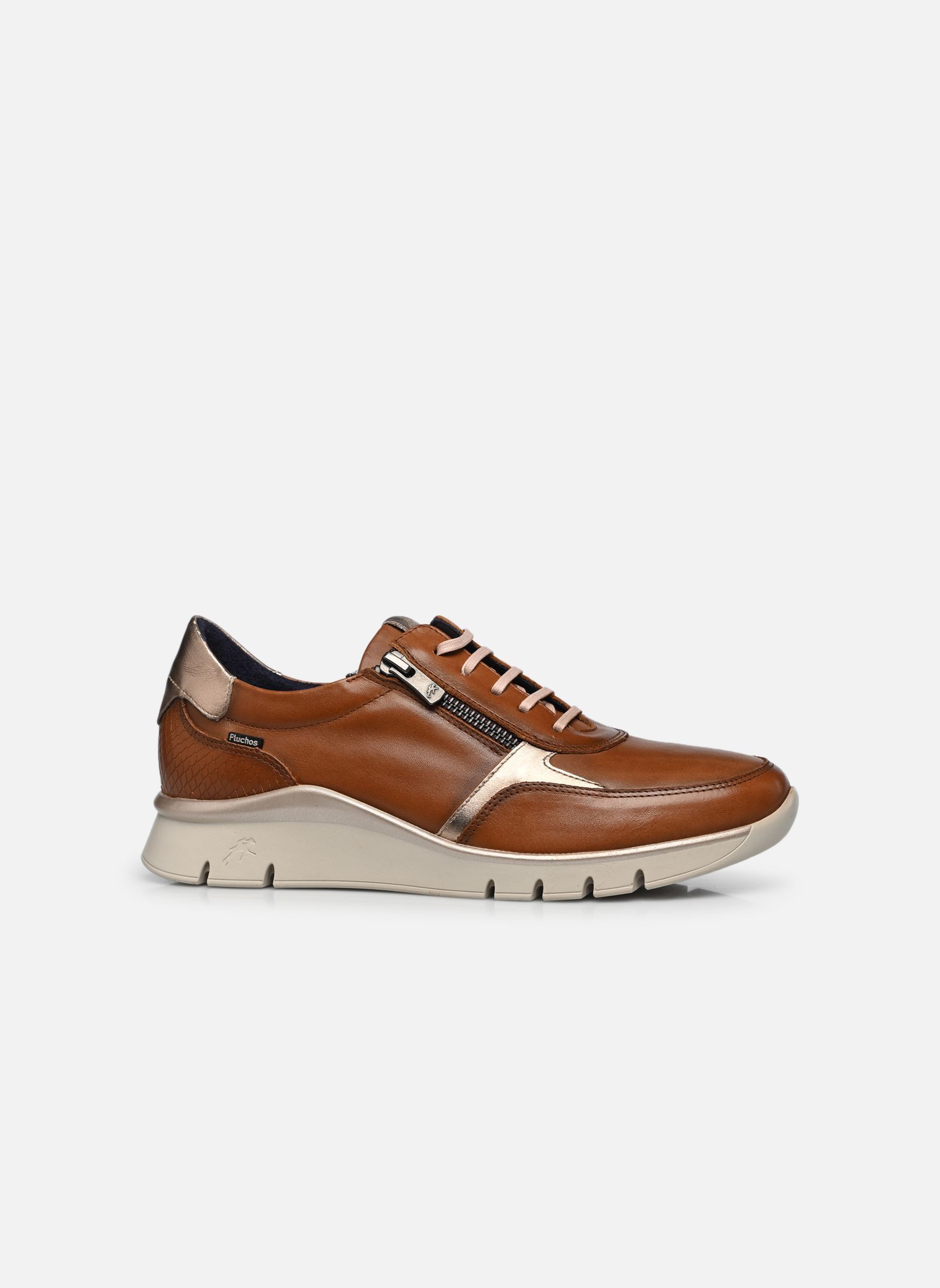 Lage sneakers UNION F2070 dames bruin Fluchos Lage sneakers UNION F2070 dames bruin HABANA CUERO+COM.3