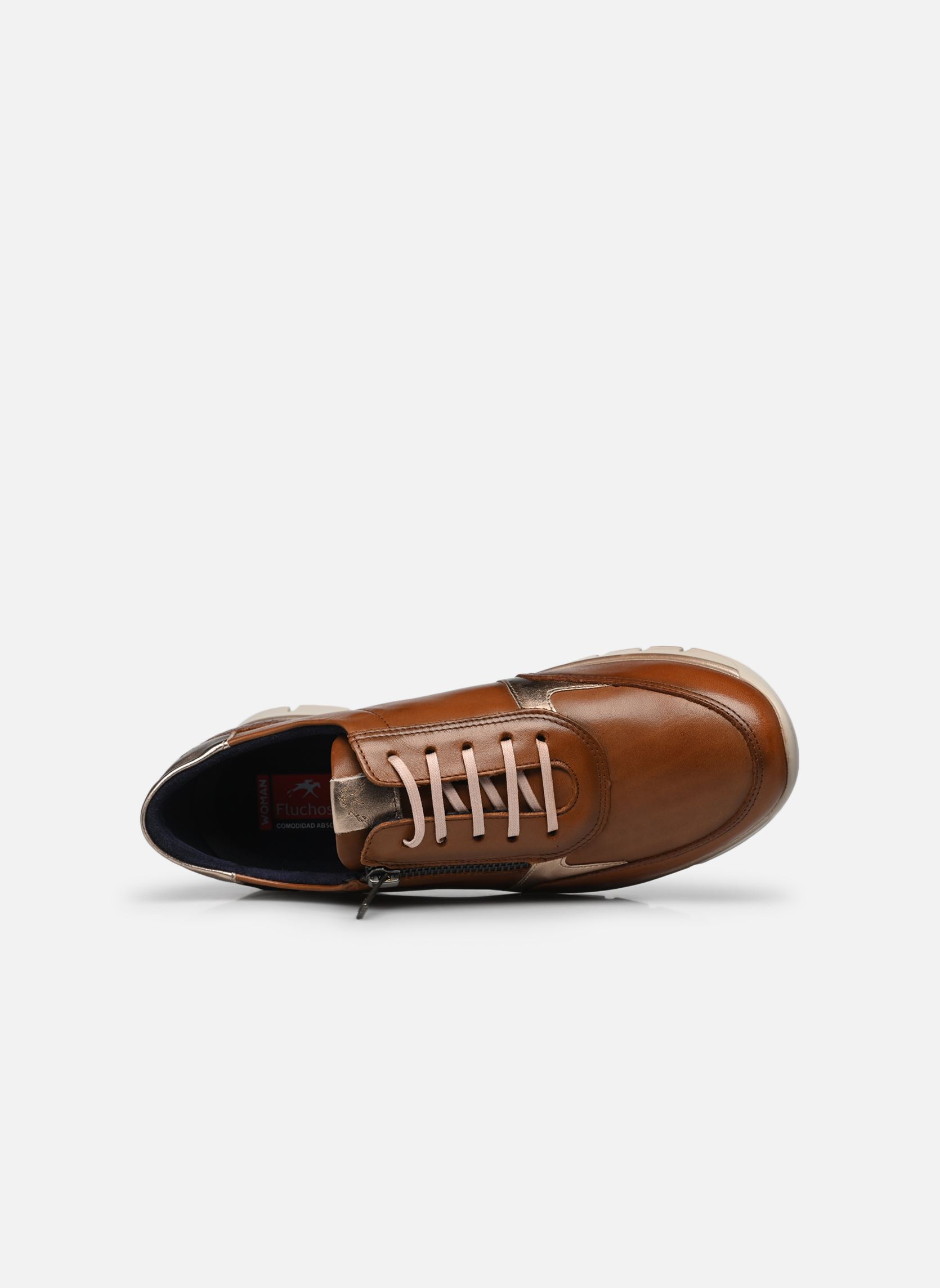 Lage sneakers UNION F2070 dames bruin Fluchos Lage sneakers UNION F2070 dames bruin HABANA CUERO+COM.3