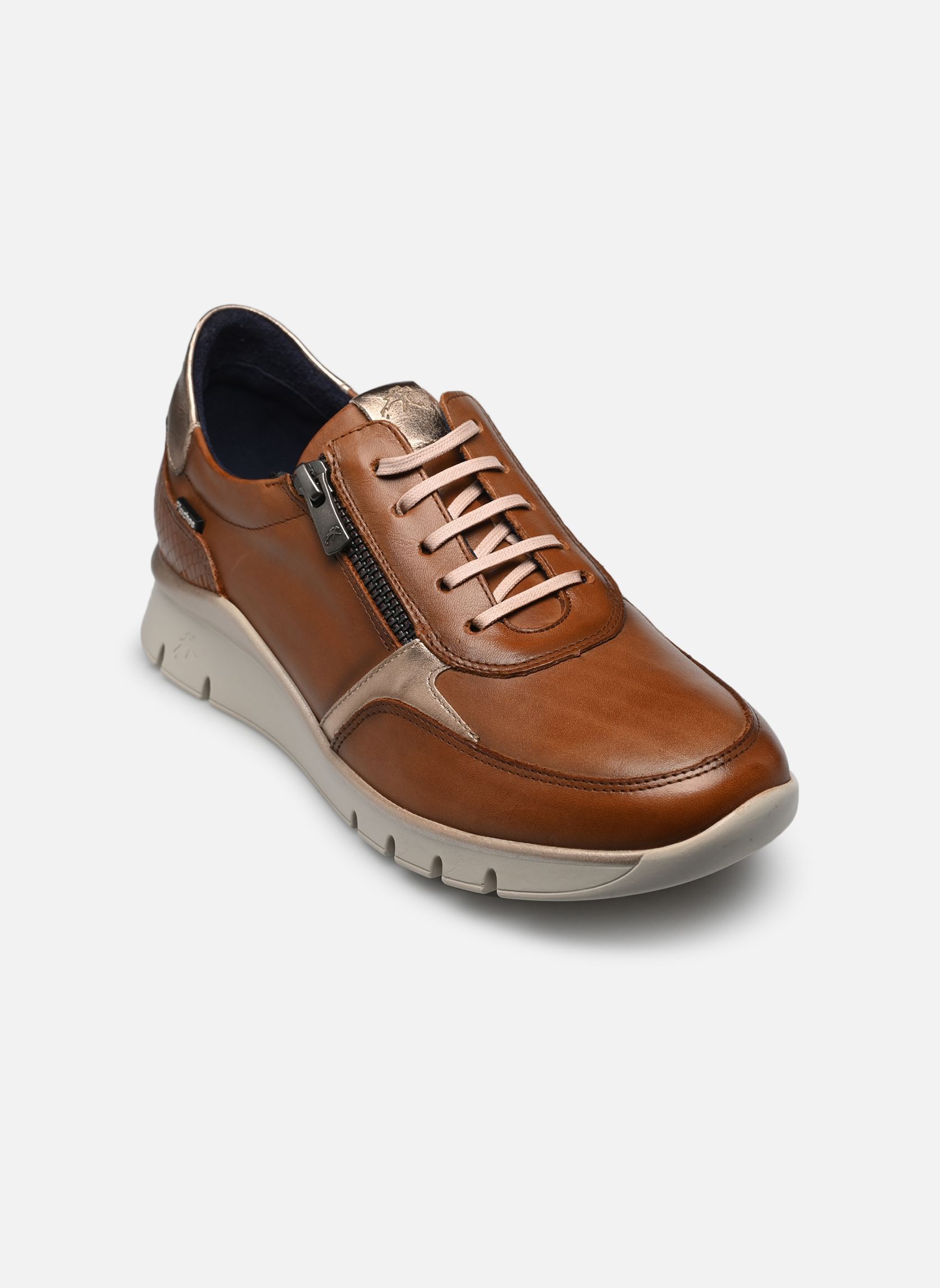 Lage sneakers UNION F2070 dames bruin Fluchos Lage sneakers UNION F2070 dames bruin HABANA CUERO+COM.3