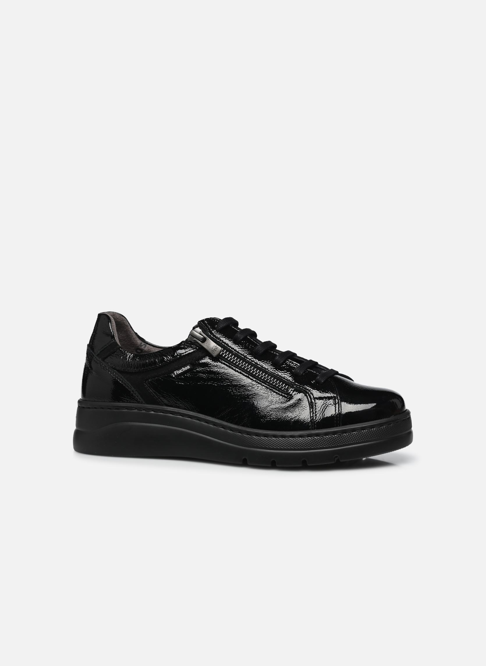 Baskets compensées POMPAS F1666 femme noir Fluchos Baskets compensées POMPAS F1666 femme noir NAPLACK CALF NEGRO NEGRO