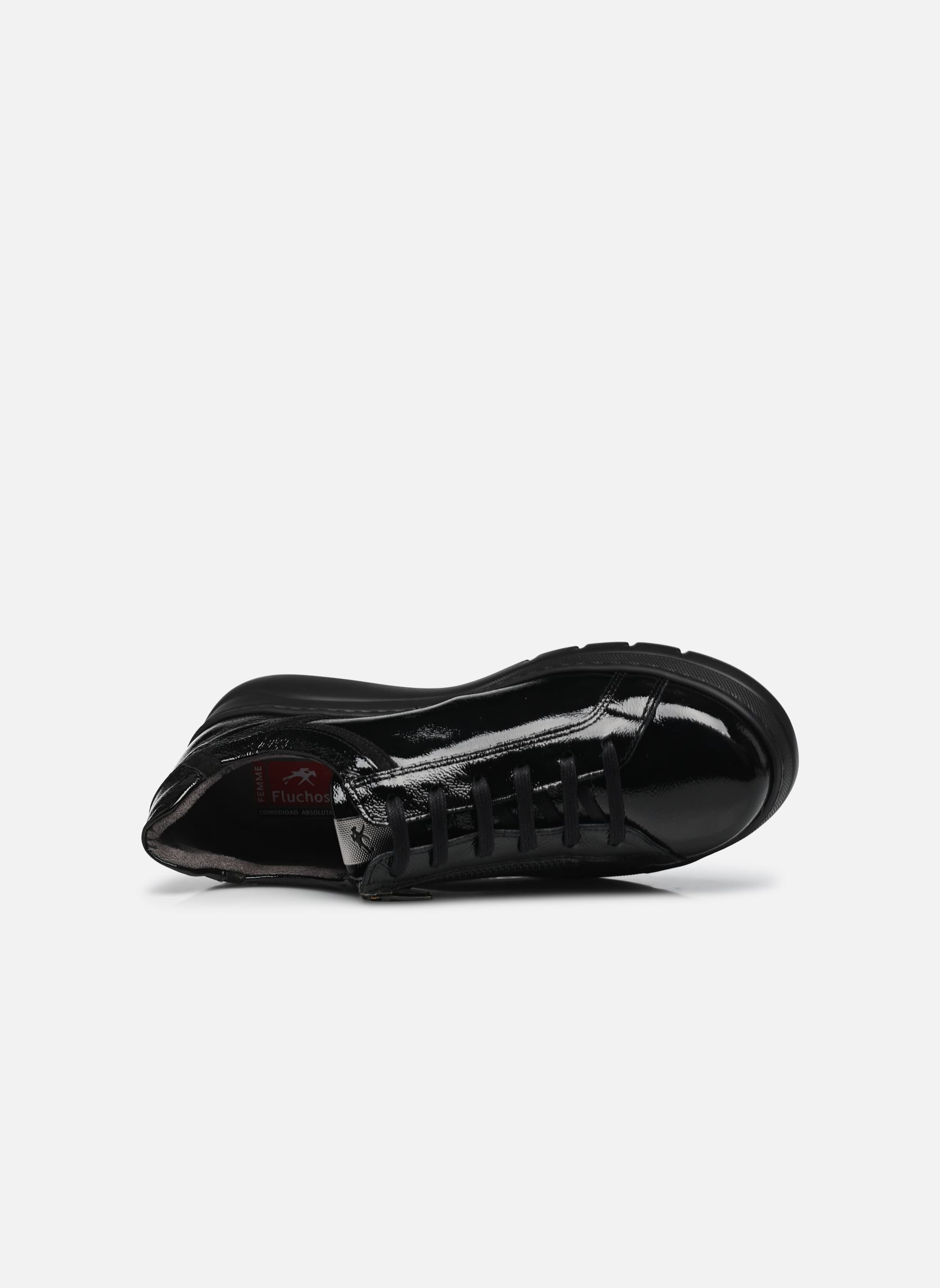 Baskets compensées POMPAS F1666 femme noir Fluchos Baskets compensées POMPAS F1666 femme noir NAPLACK CALF NEGRO NEGRO