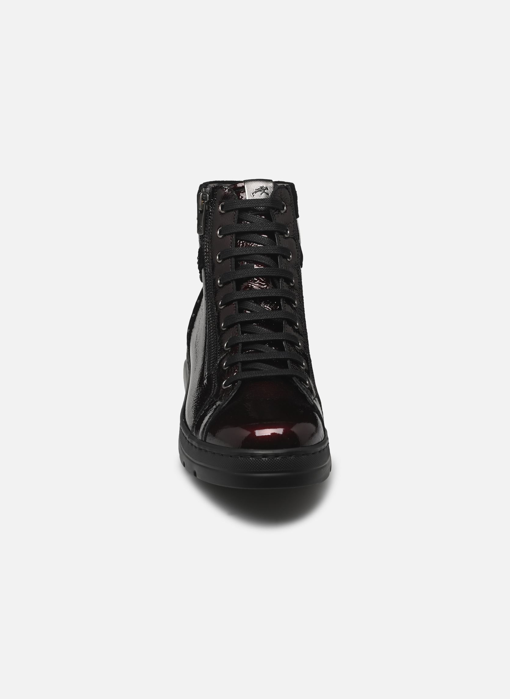 Bottines à lacets POMPAS F2250 femme bordeaux Fluchos Bottines à lacets POMPAS F2250 femme bordeaux NAPLACK CALF BURDEOS NEGRO