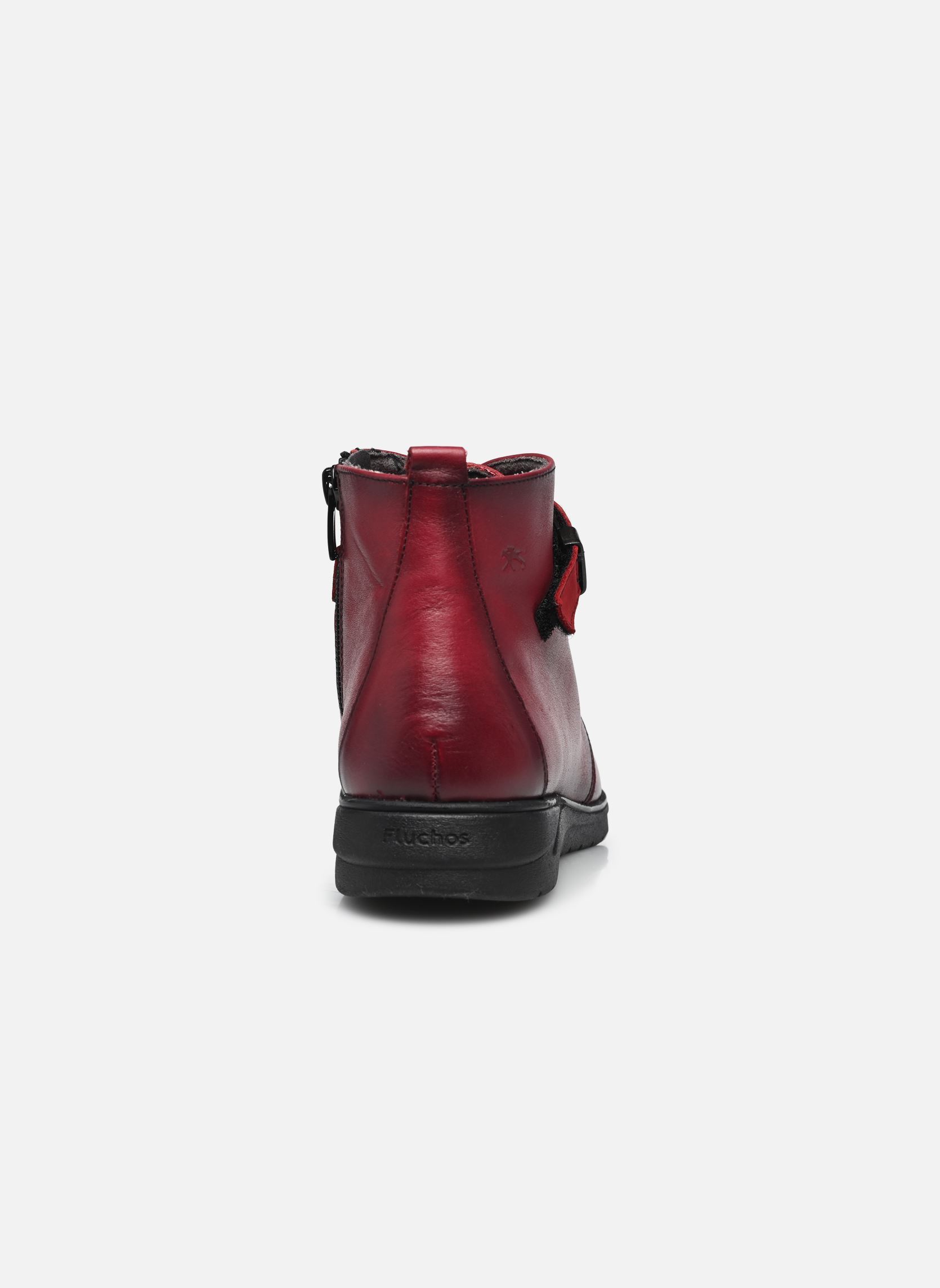 Bottines à lacets STYLL F1562 femme rouge Fluchos Bottines à lacets STYLL F1562 femme rouge SUGAR NOBUCK PICOTA OPERA