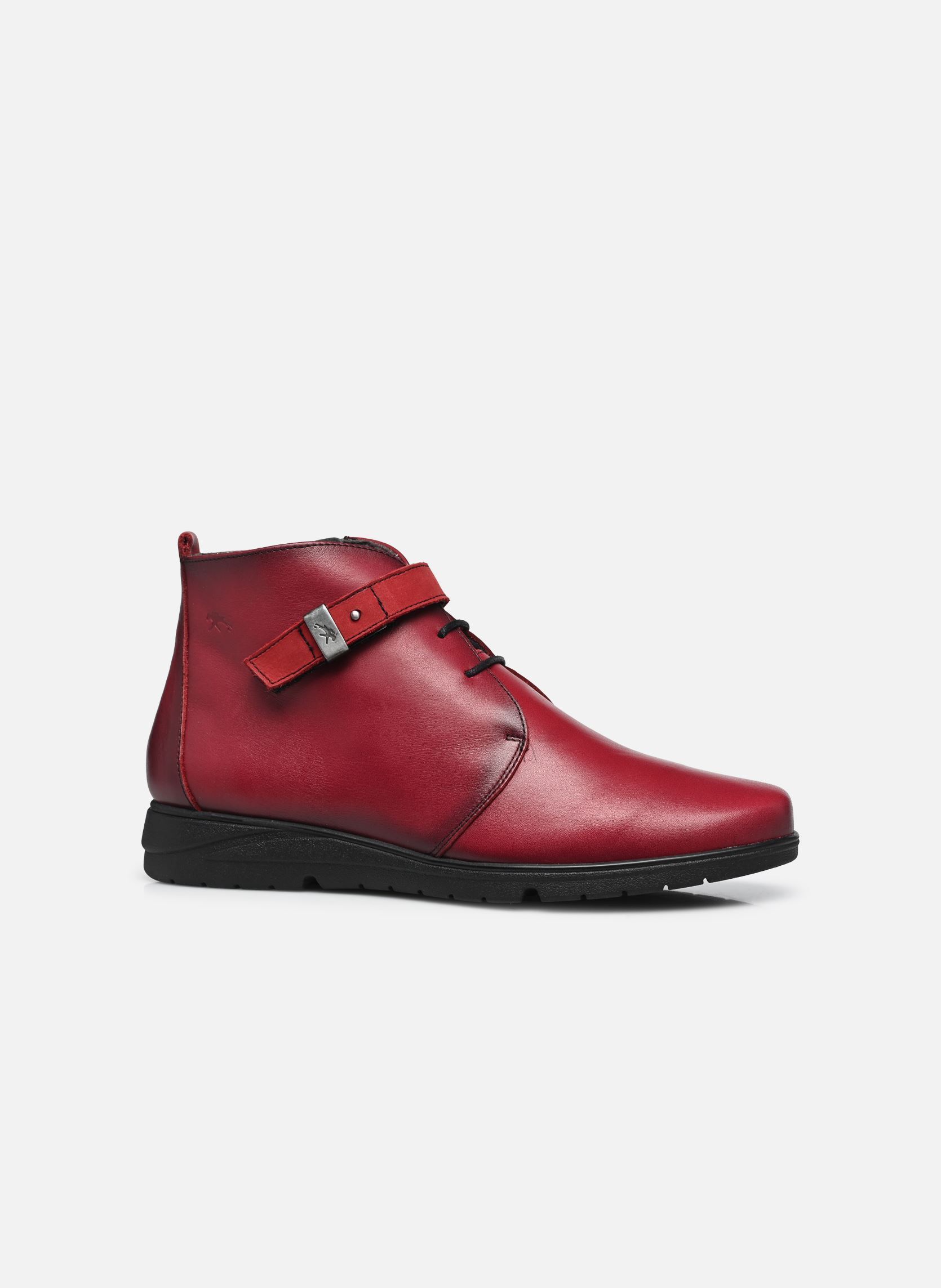 Bottines à lacets STYLL F1562 femme rouge Fluchos Bottines à lacets STYLL F1562 femme rouge SUGAR NOBUCK PICOTA OPERA