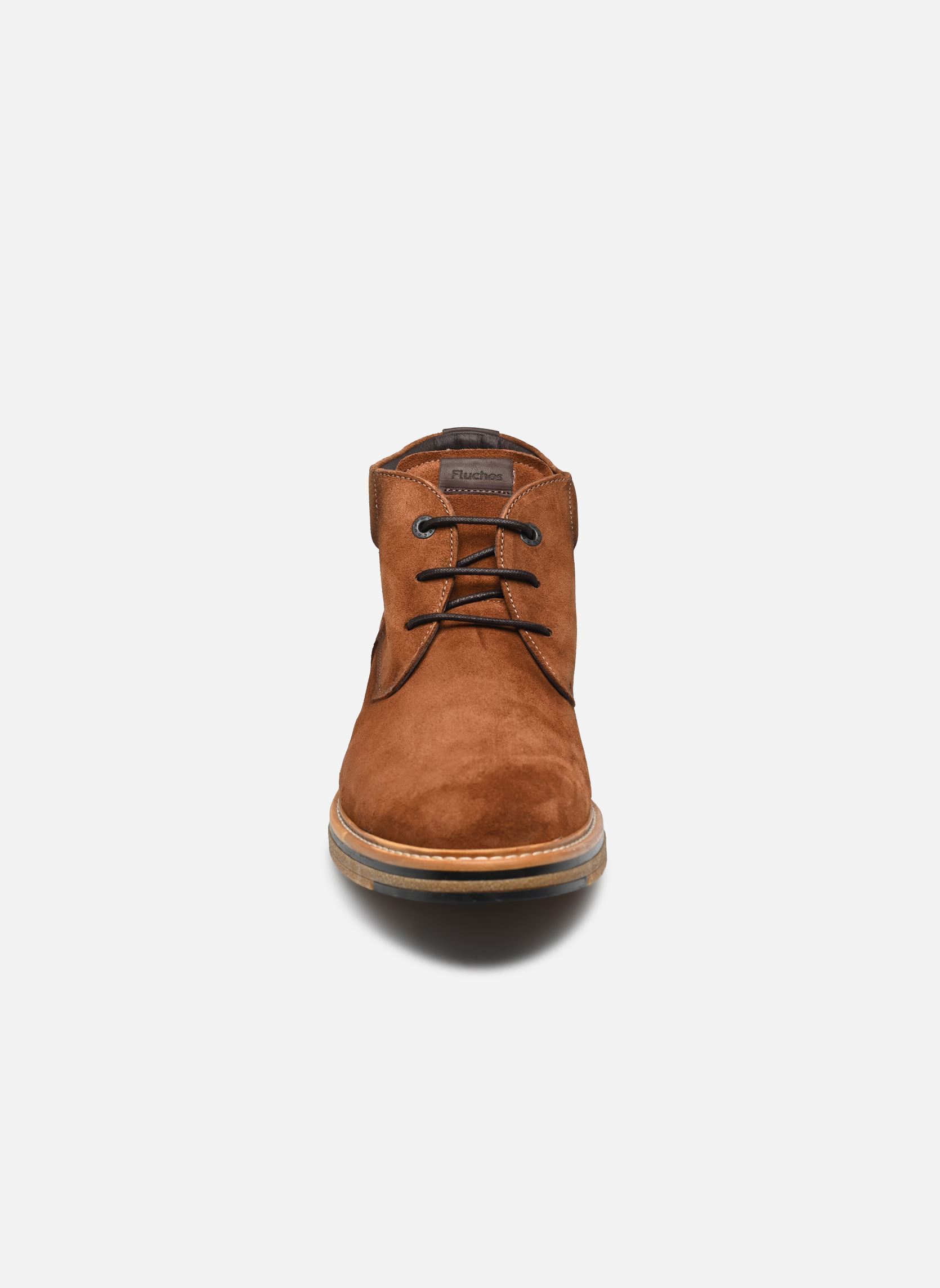 Bottines à lacets KASPER F1816 homme marron Fluchos Bottines à lacets KASPER F1816 homme marron AFELPADO ANTILOPE+COM.1