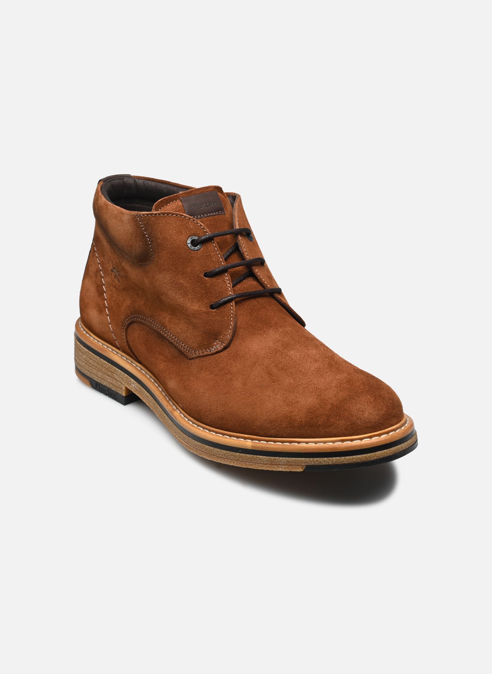 Bottines à lacets KASPER F1816 homme marron Fluchos Bottines à lacets KASPER F1816 homme marron AFELPADO ANTILOPE+COM.1