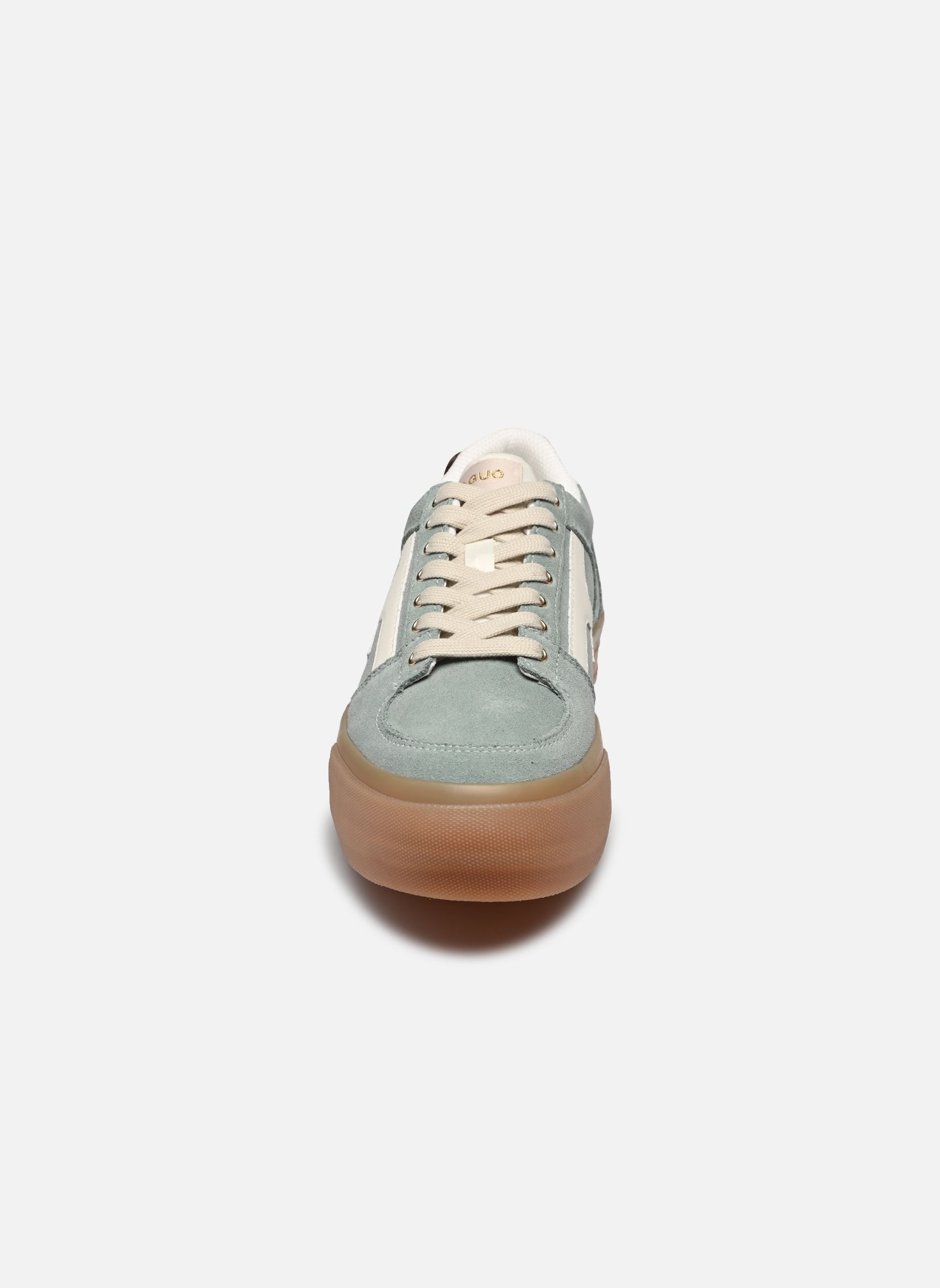 Baskets WALNUT PLATFORM BASKETS SUEDE W femme bleu Faguo Baskets WALNUT PLATFORM BASKETS SUEDE W femme bleu SMOKY BLUE