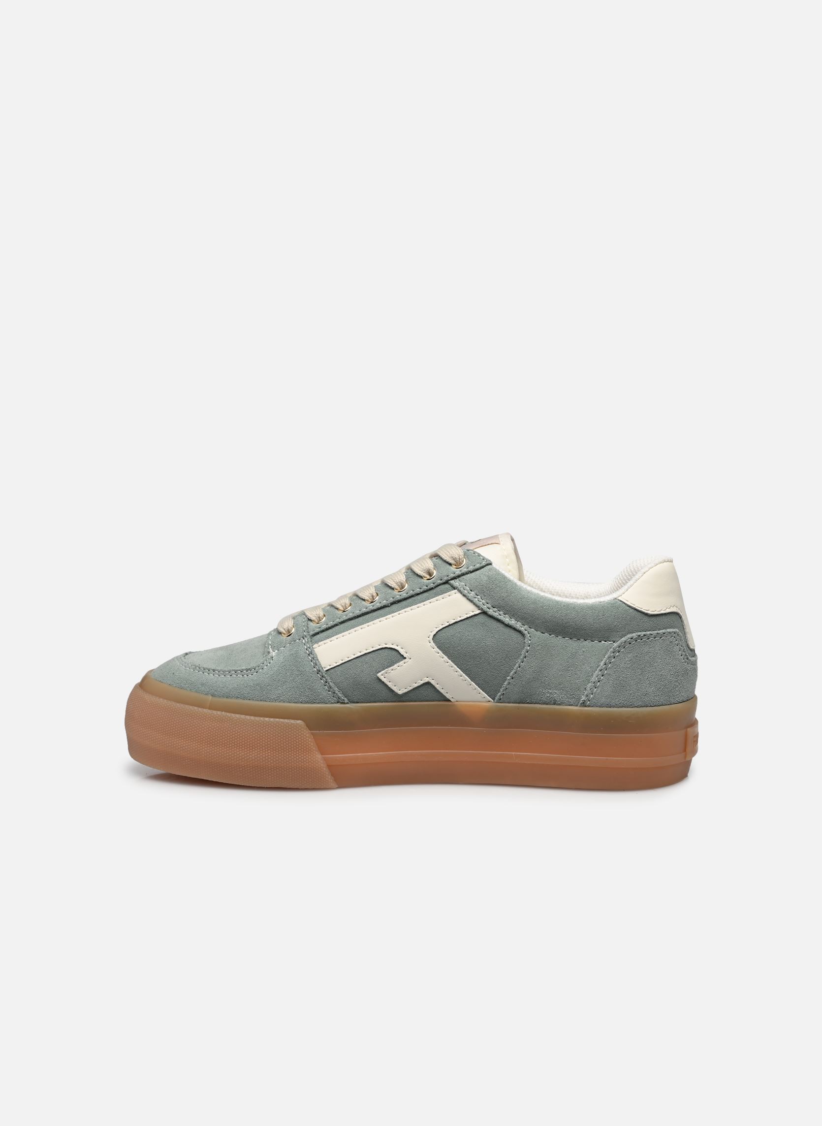 Baskets WALNUT PLATFORM BASKETS SUEDE W femme bleu Faguo Baskets WALNUT PLATFORM BASKETS SUEDE W femme bleu SMOKY BLUE