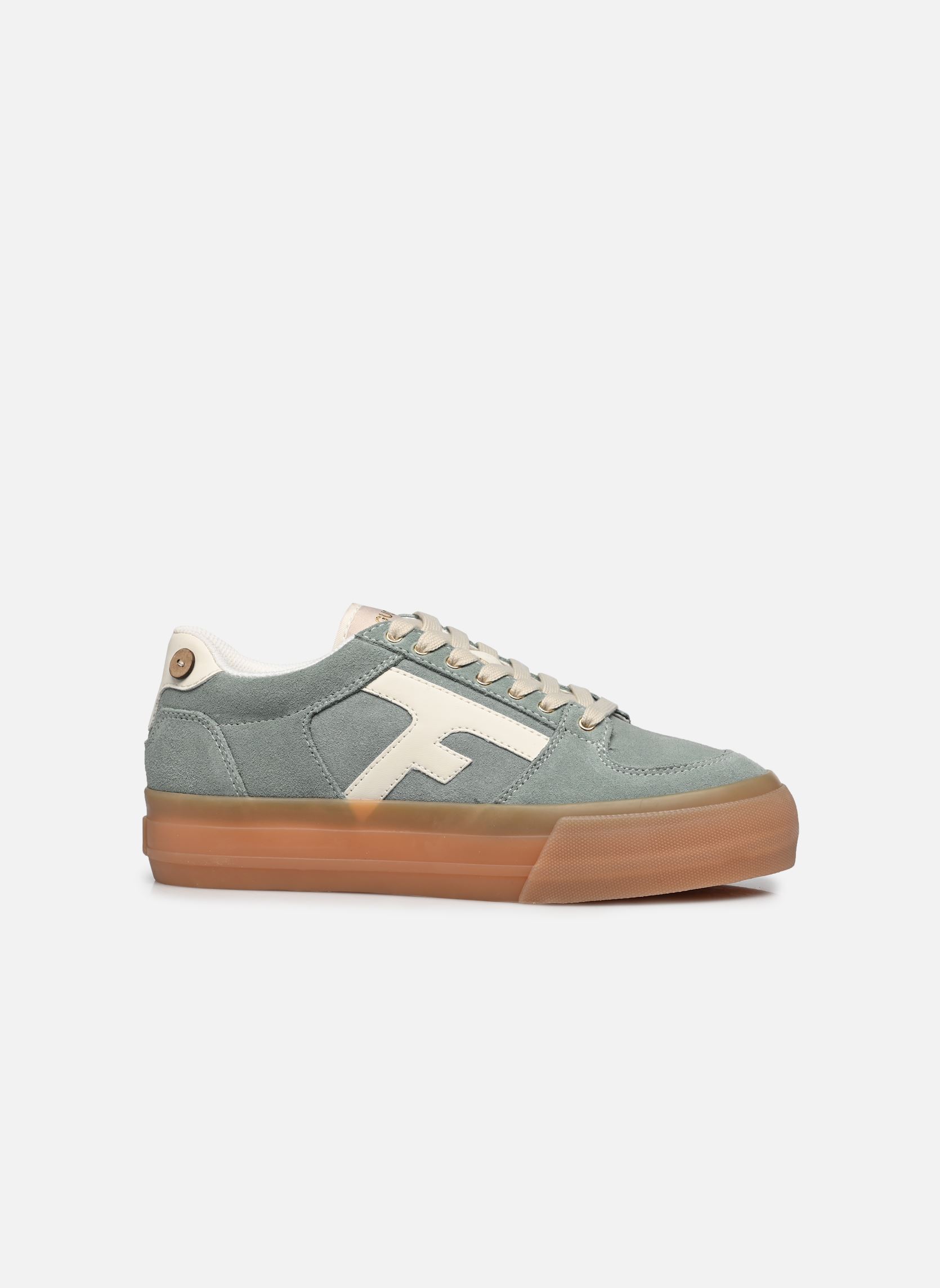 Baskets WALNUT PLATFORM BASKETS SUEDE W femme bleu Faguo Baskets WALNUT PLATFORM BASKETS SUEDE W femme bleu SMOKY BLUE