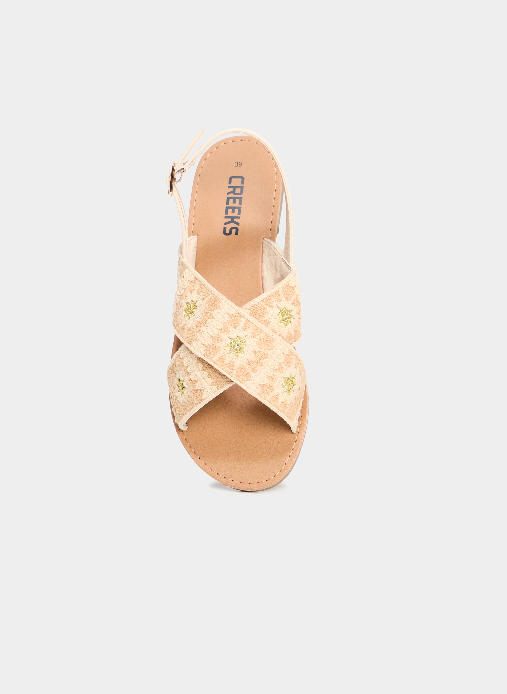 Sandales PACROITI_S_F_0_251 femme beige CREEKS Sandales PACROITI_S_F_0_251 femme beige Beige