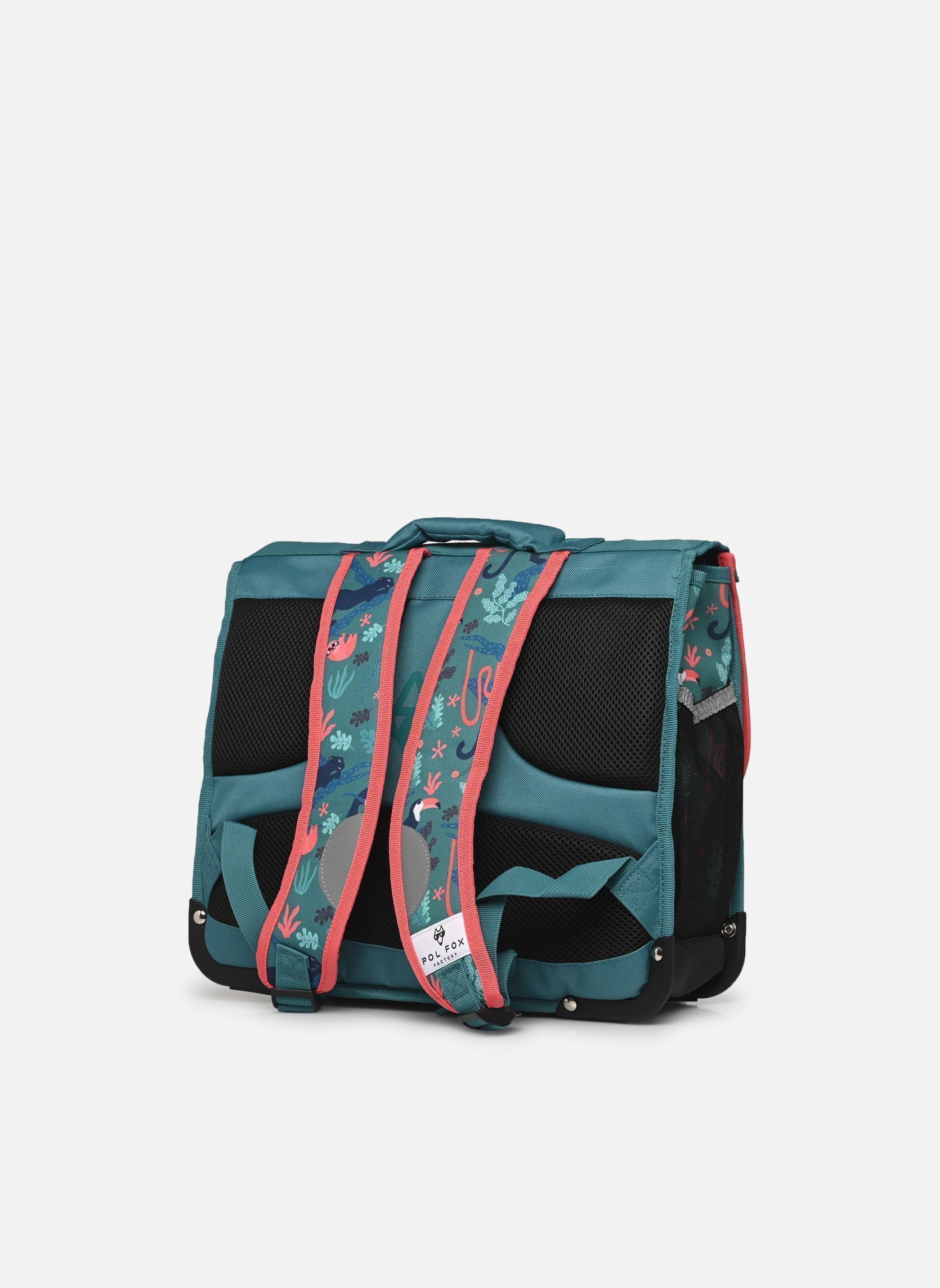 Cartables Cartable 38 cm JUNGLE fille vert Pol Fox Cartables Cartable 38 cm JUNGLE fille vert Vert