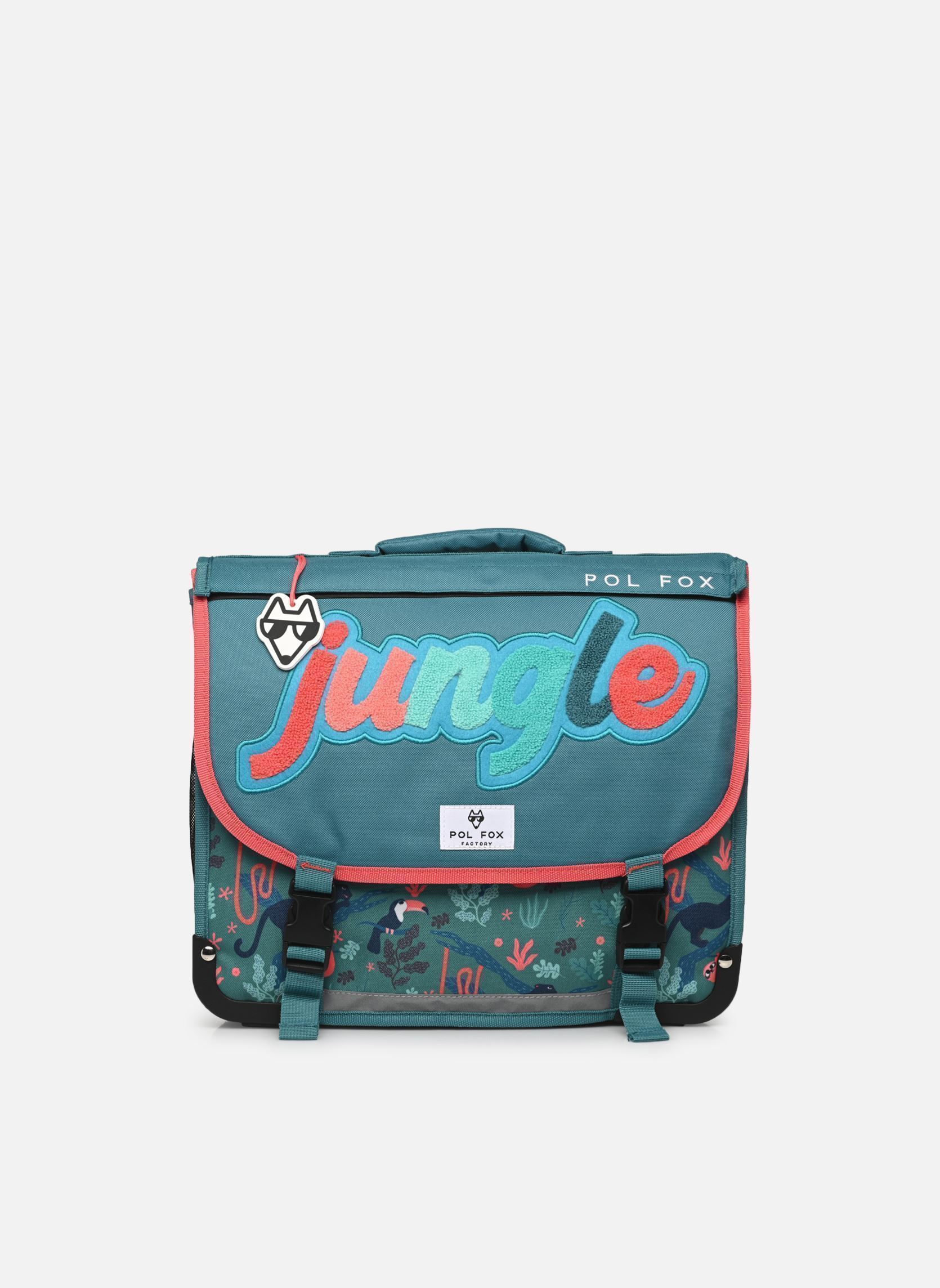 Cartables Cartable 38 cm JUNGLE fille vert Pol Fox Cartables Cartable 38 cm JUNGLE fille vert Vert