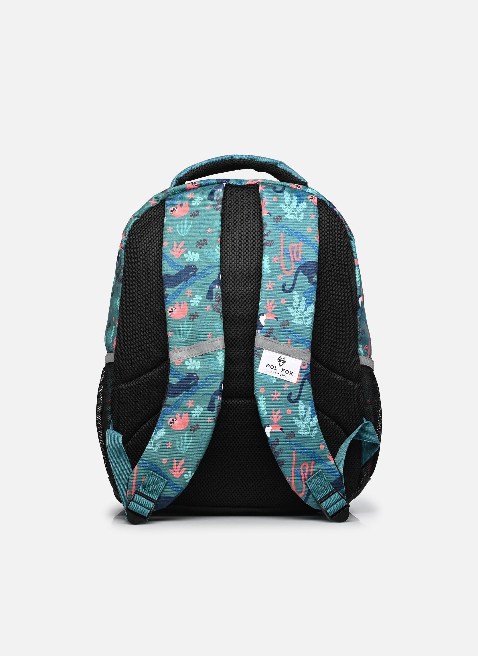 Cartables Sac à dos 2 compartiments JUNGLE fille vert Pol Fox Cartables Sac à dos 2 compartiments JUNGLE fille vert Vert