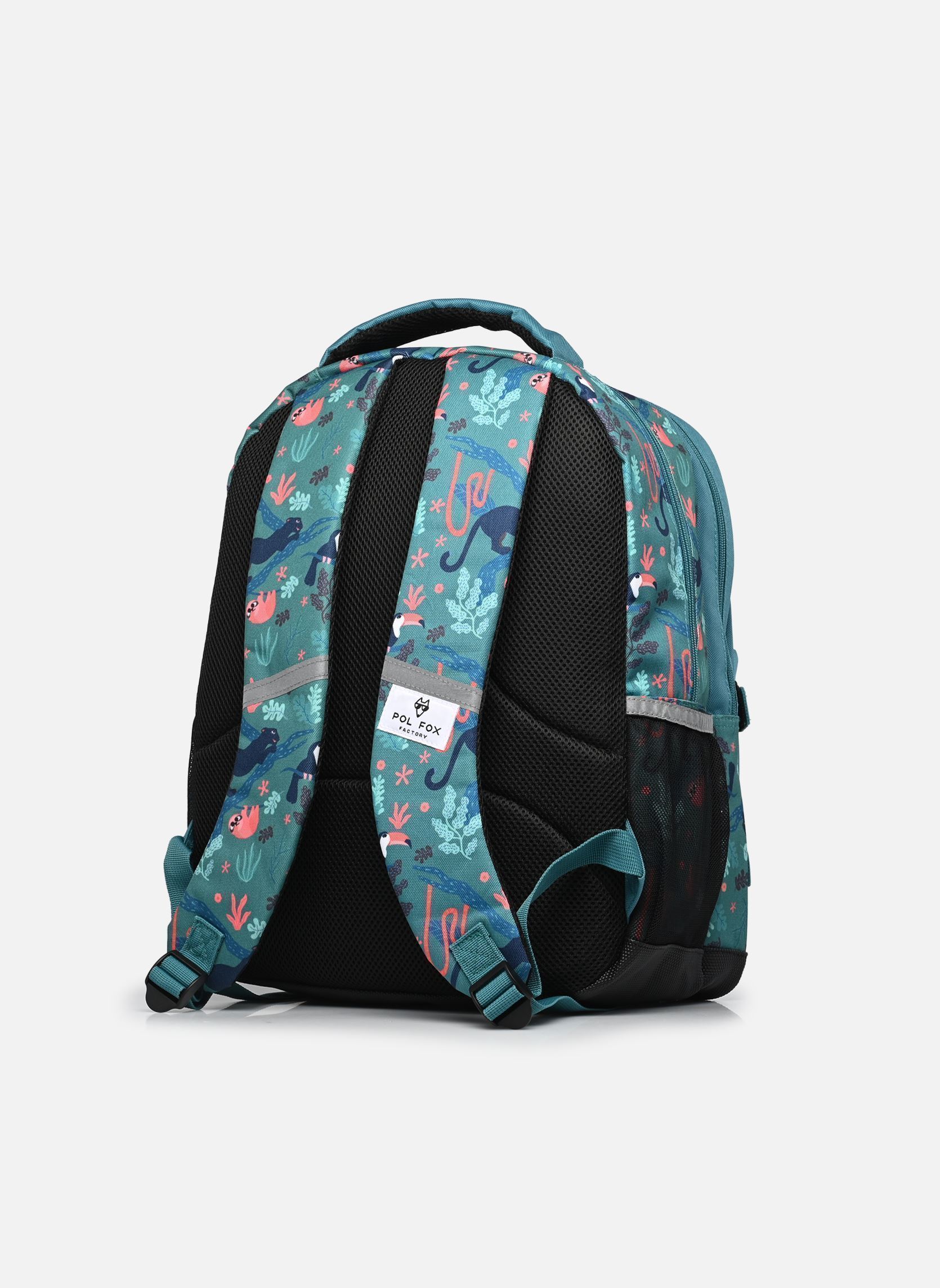 Cartables Sac à dos 2 compartiments JUNGLE fille vert Pol Fox Cartables Sac à dos 2 compartiments JUNGLE fille vert Vert