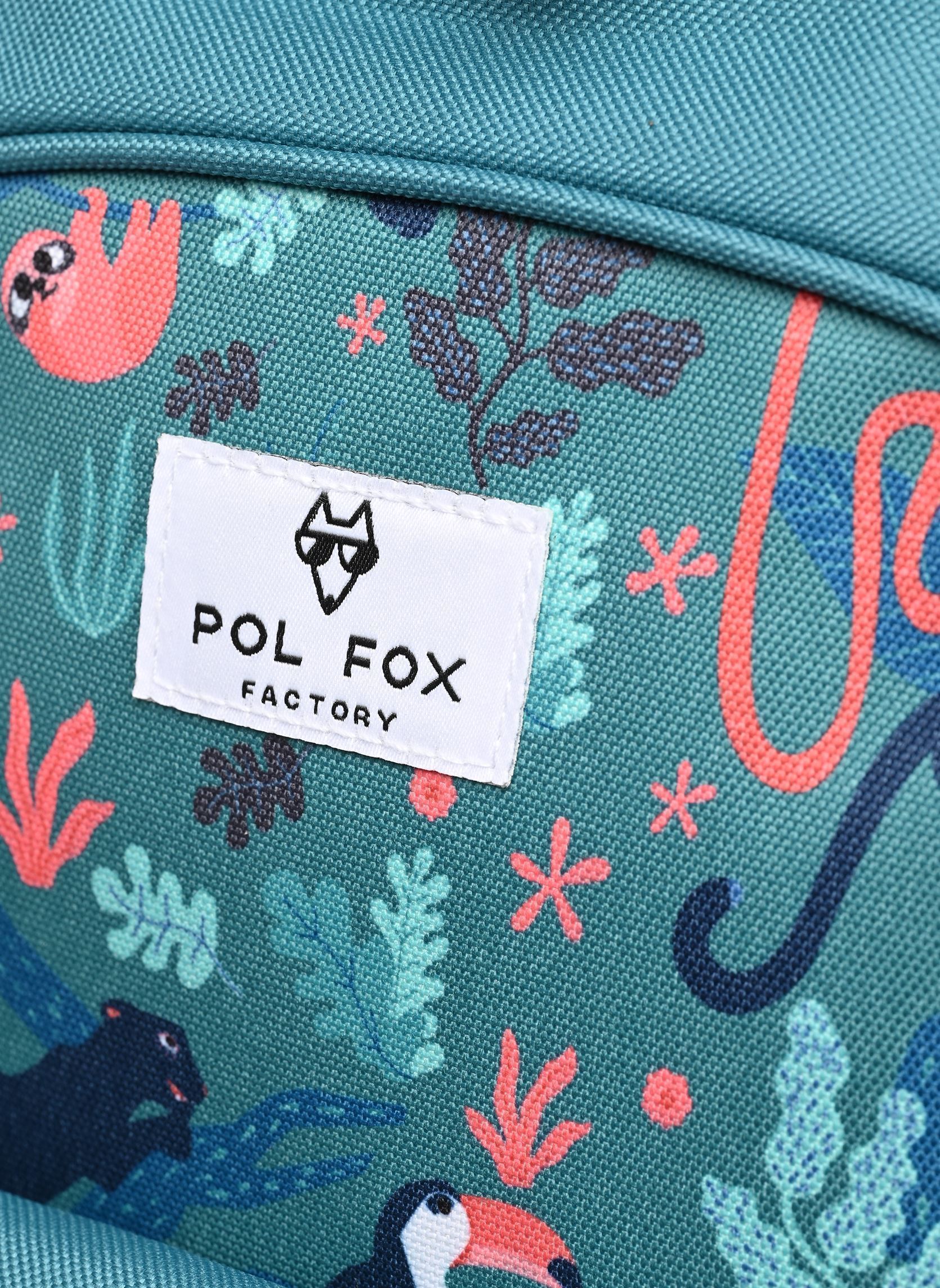 Cartables Sac à dos 2 compartiments JUNGLE fille vert Pol Fox Cartables Sac à dos 2 compartiments JUNGLE fille vert Vert
