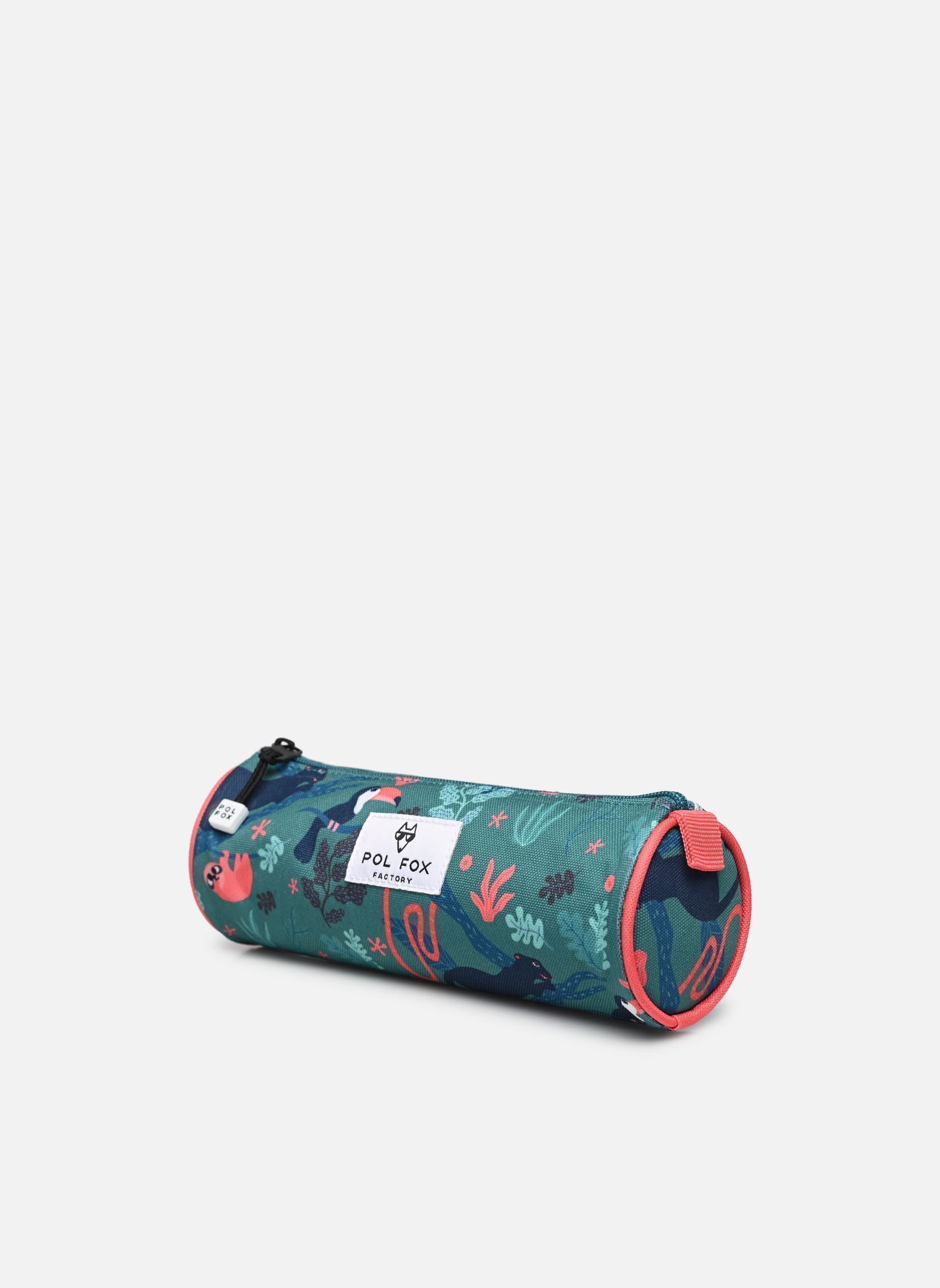 Schulmäppchen Trousse simple JUNGLE mädchen grün Pol Fox Schulmäppchen Trousse simple JUNGLE mädchen grün Vert