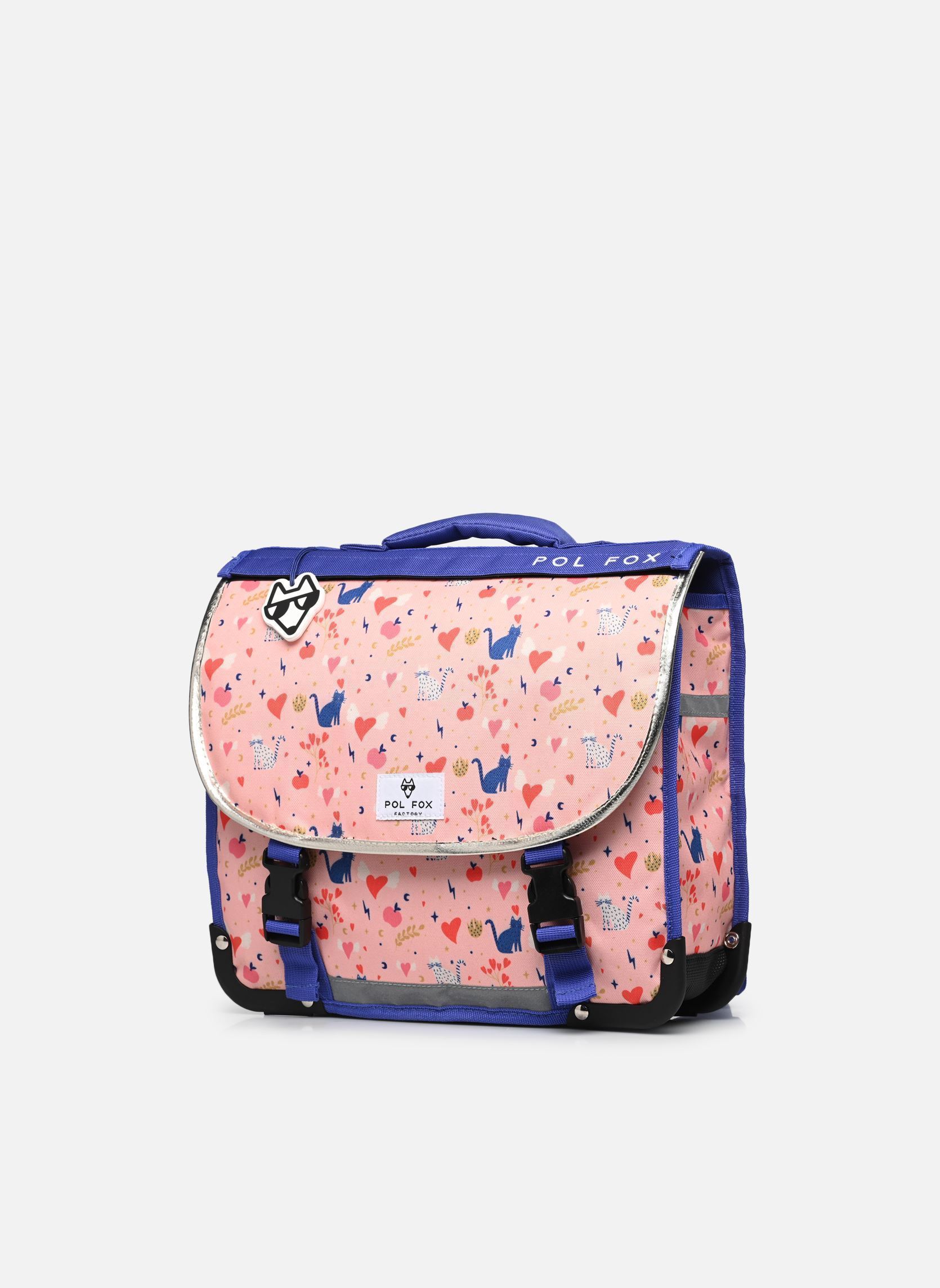 schooltassen Cartable 35 cm DREAM meisjes roze Pol Fox schooltassen Cartable 35 cm DREAM meisjes roze Rose