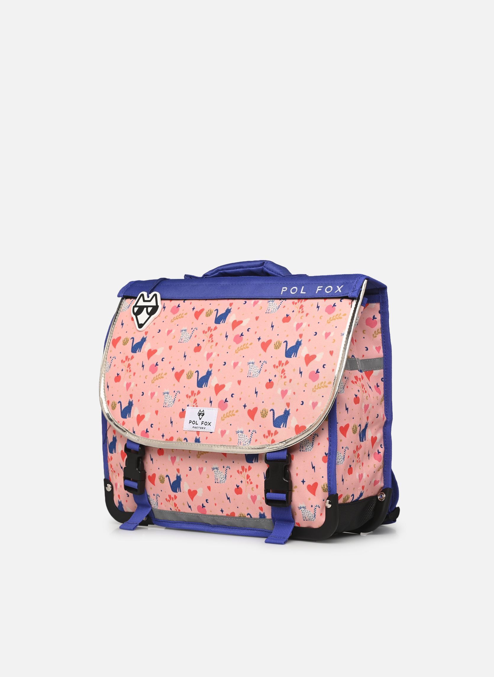 Schulranzen Cartable 38 cm DREAM mädchen rosa Pol Fox Schulranzen Cartable 38 cm DREAM mädchen rosa Rose