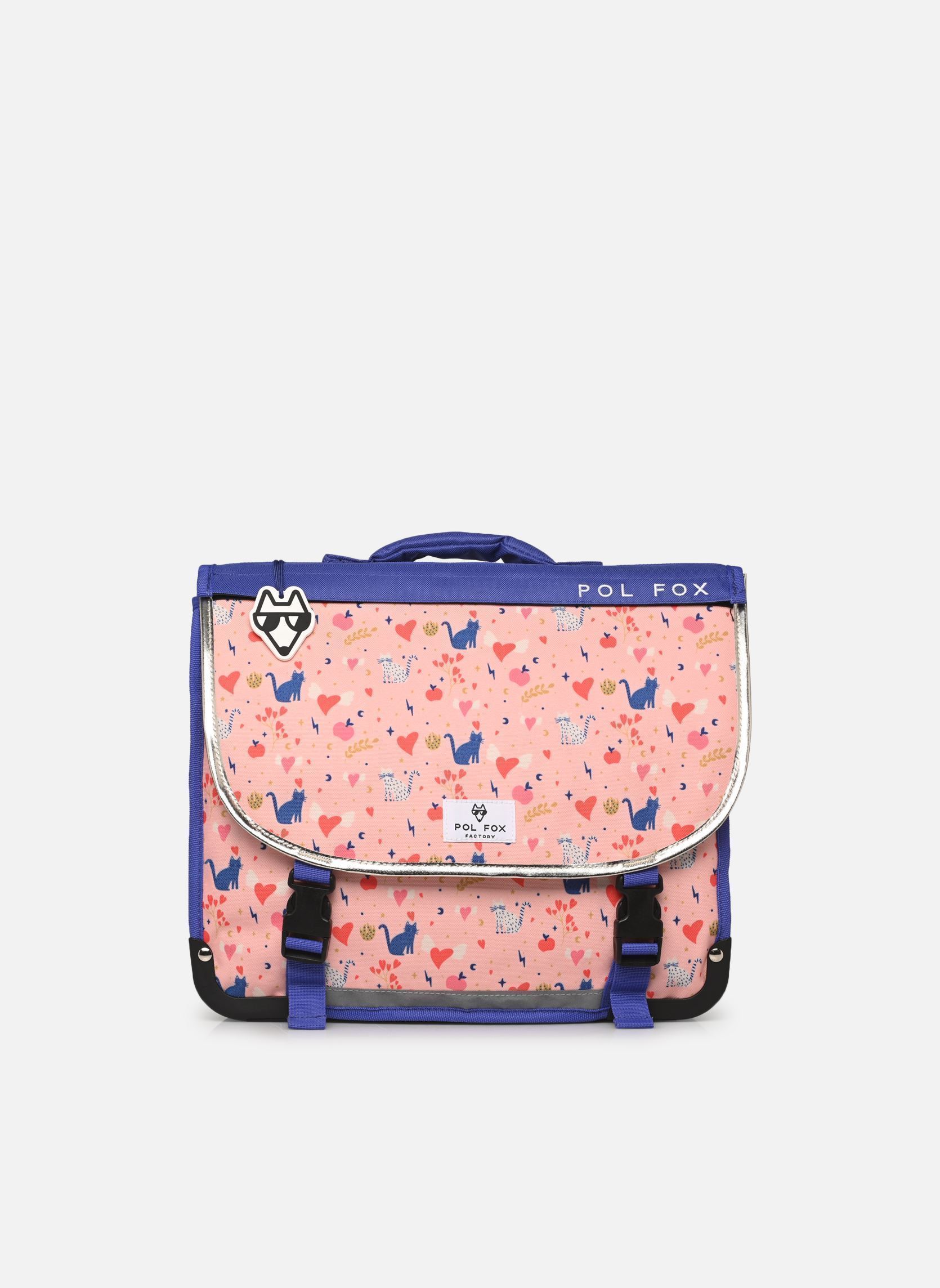 Schulranzen Cartable 38 cm DREAM mädchen rosa Pol Fox Schulranzen Cartable 38 cm DREAM mädchen rosa Rose