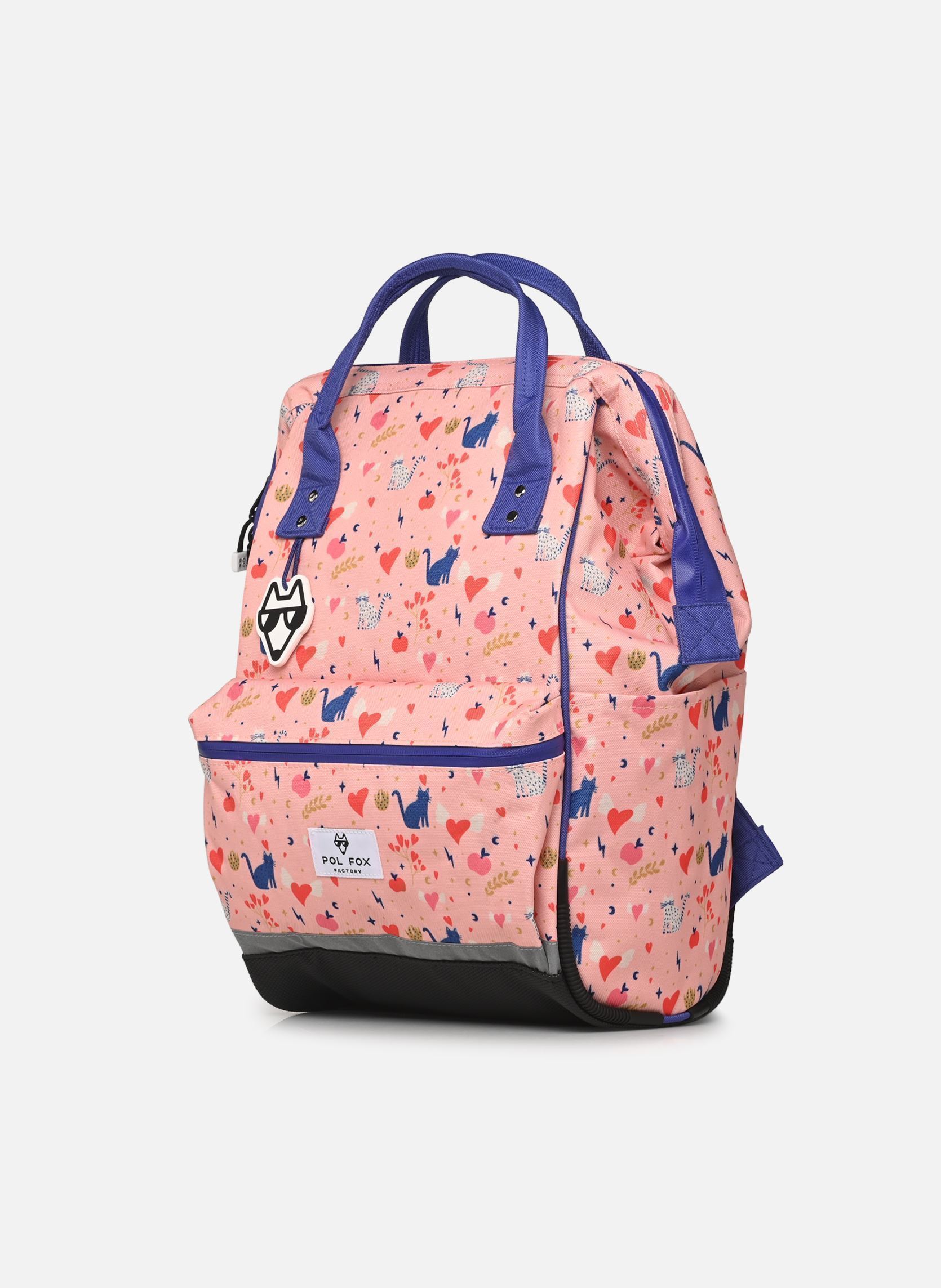 Schulranzen Sac à dos futé DREAM mädchen rosa Pol Fox Schulranzen Sac à dos futé DREAM mädchen rosa Rose