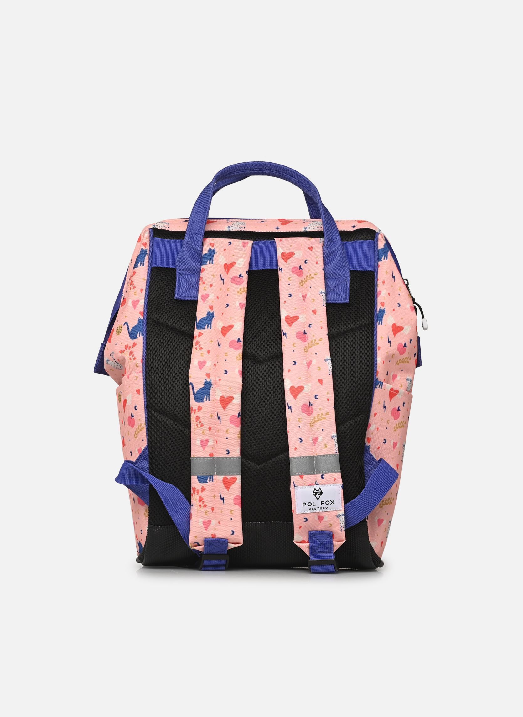 Schulranzen Sac à dos futé DREAM mädchen rosa Pol Fox Schulranzen Sac à dos futé DREAM mädchen rosa Rose