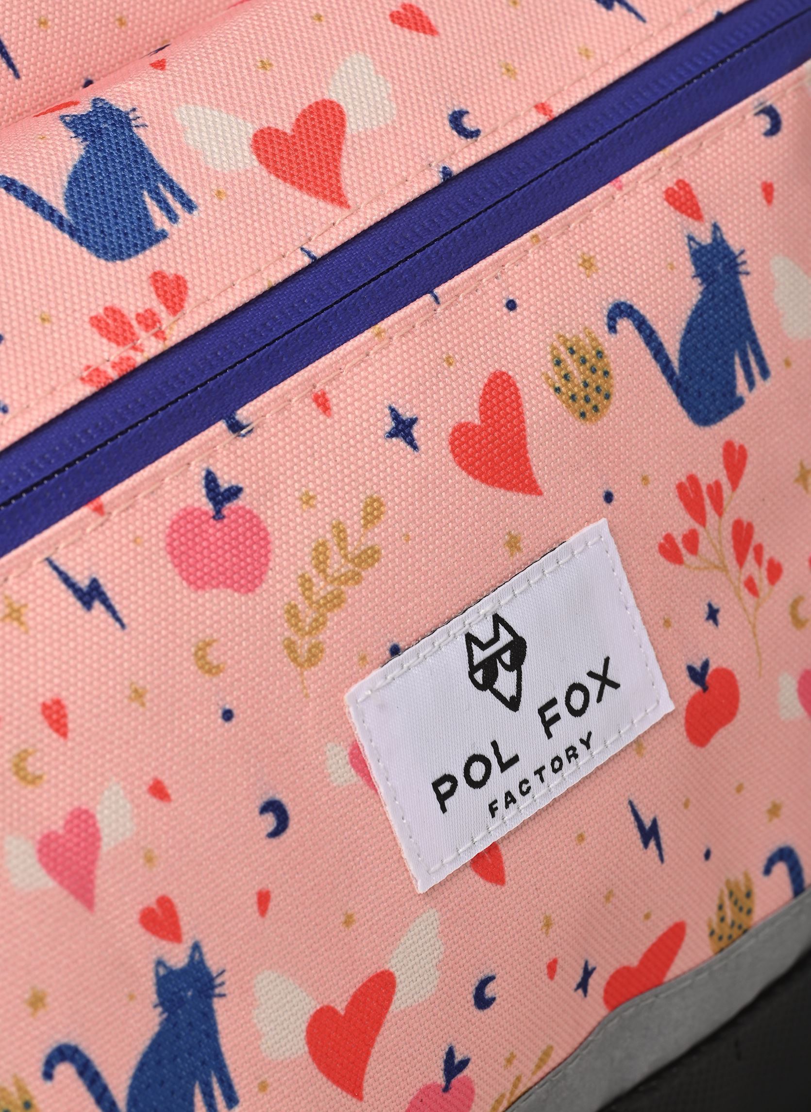 Schulranzen Sac à dos futé DREAM mädchen rosa Pol Fox Schulranzen Sac à dos futé DREAM mädchen rosa Rose