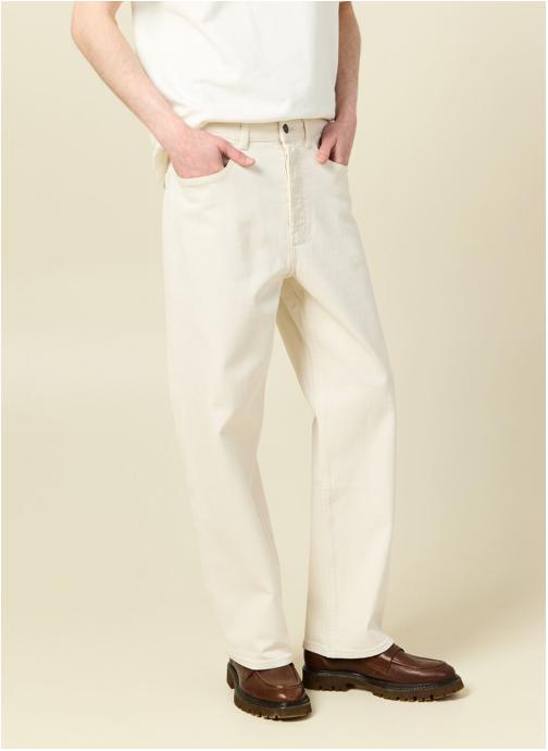 Bonobo Jeans droit Jeans straight - LOOSE-NEWH homme blanc