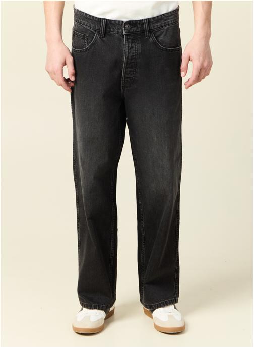 Bonobo Jeans droit Jeans straight - LOOSE-NEWH homme noir