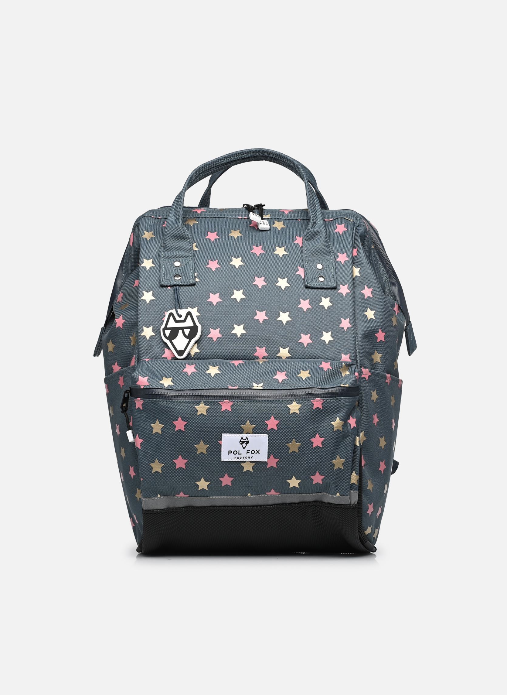 Schulranzen Sac à dos futé WONDER FOX GLITTER mädchen grau Pol Fox Schulranzen Sac à dos futé WONDER FOX GLITTER mädchen grau Gris