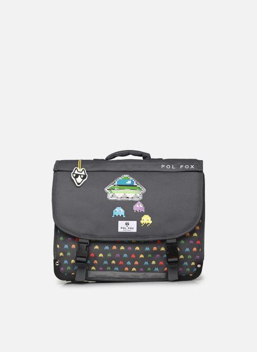 Pol Fox schooltassen Cartable 41 cm SPACE INVIDER jongens zwart