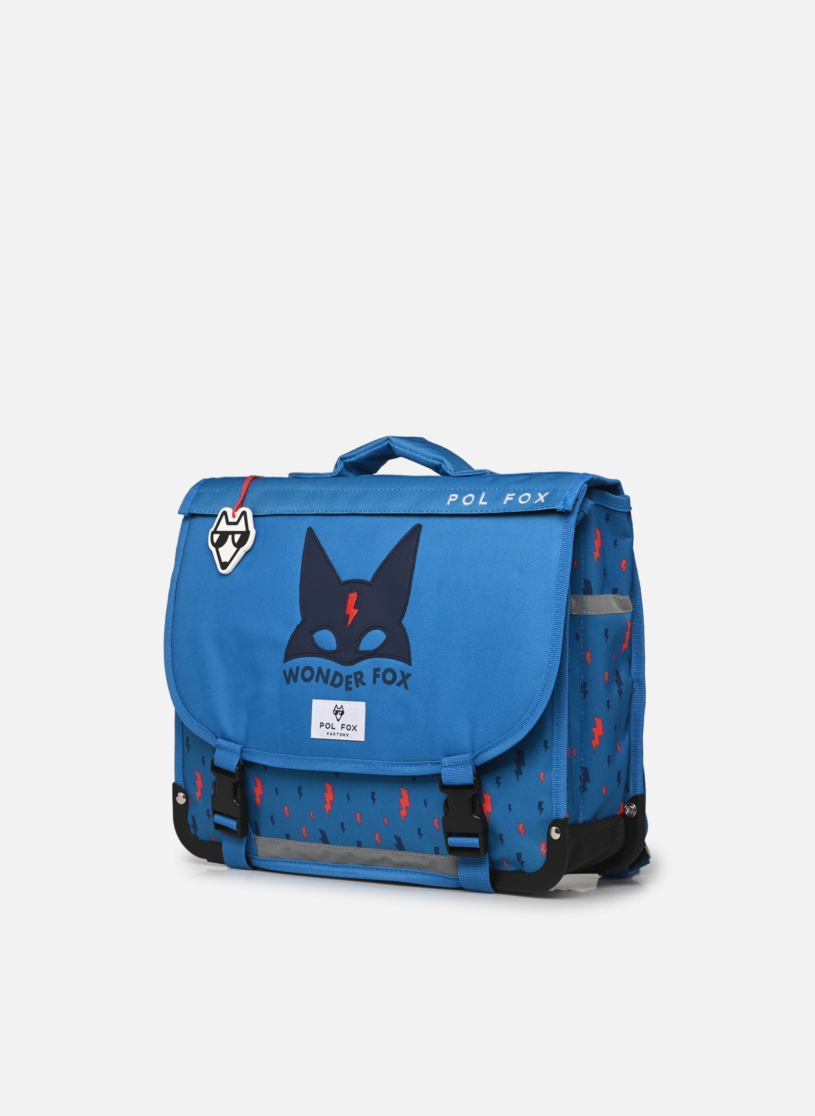 Cartables Cartable 38 cm WONDER FOX BLUE garçon bleu Pol Fox Cartables Cartable 38 cm WONDER FOX BLUE garçon bleu Bleu