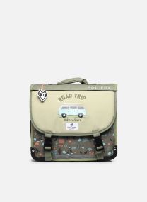 Schulranzen Cartable 35 cm ROAD TRIP jungen grün Pol Fox Schulranzen Cartable 35 cm ROAD TRIP jungen grün Kaki