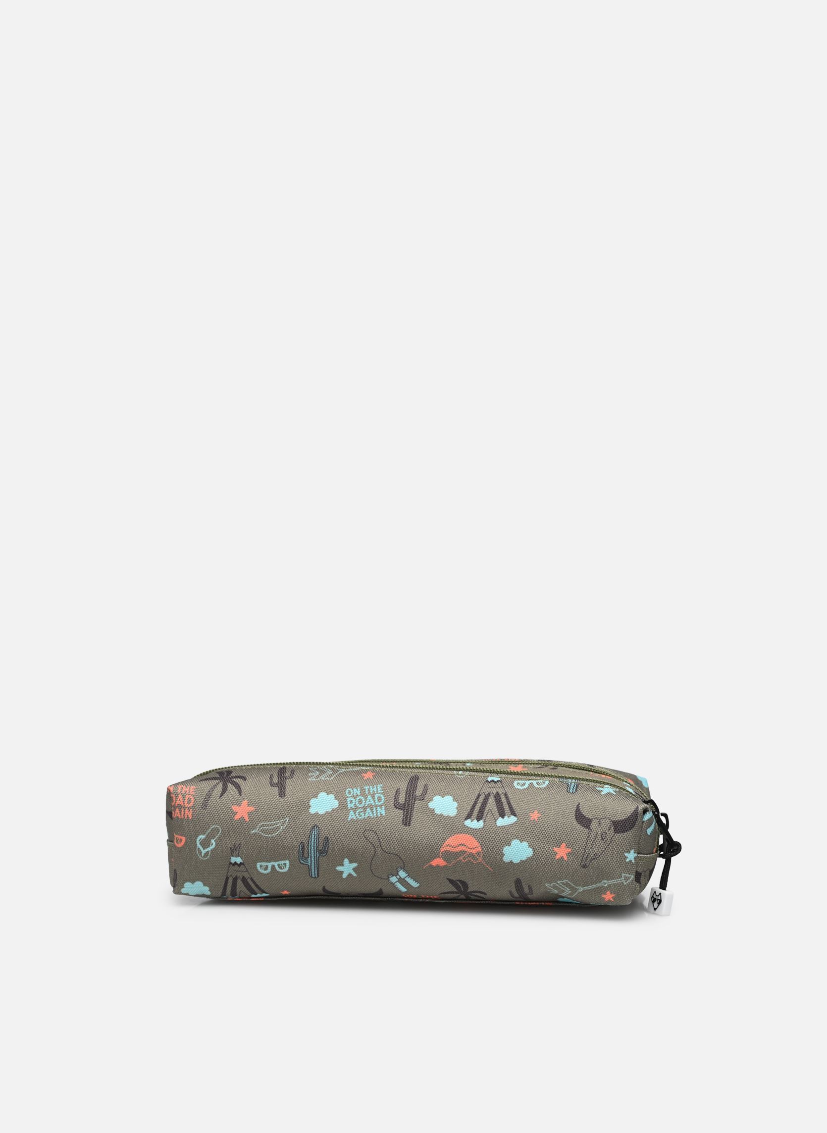 Trousses scolaire Trousse double ROAD TRIP garçon vert Pol Fox Trousses scolaire Trousse double ROAD TRIP garçon vert Kaki