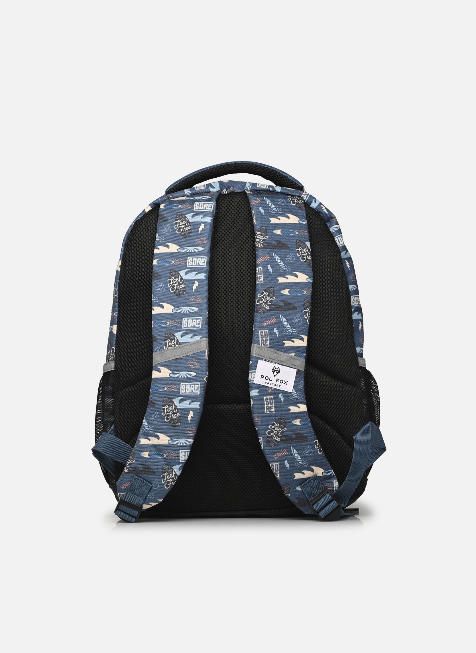 Cartables Sac à dos 2 compartiments SURF garçon bleu Pol Fox Cartables Sac à dos 2 compartiments SURF garçon bleu Bleu