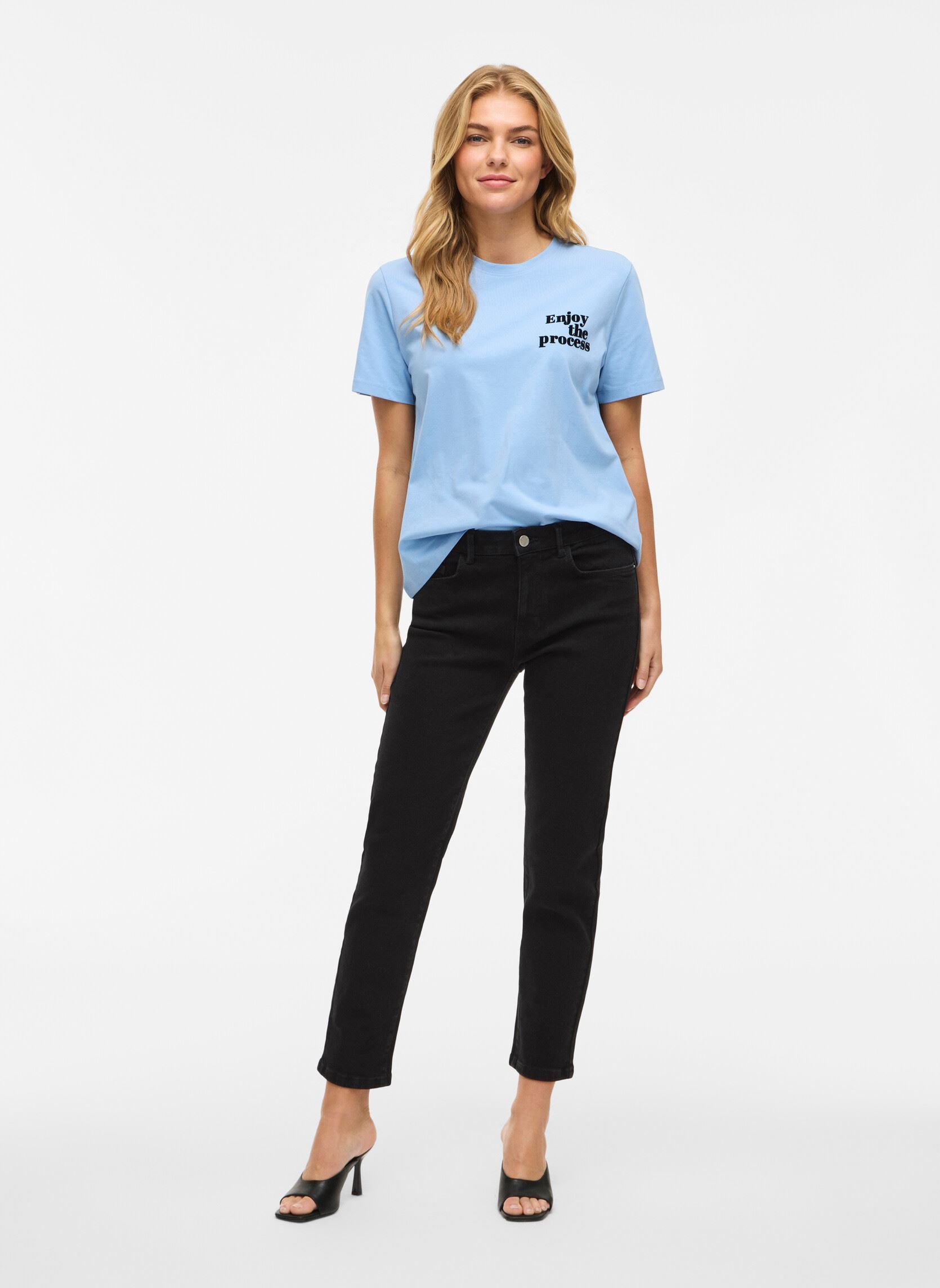 Jeans slim et skinny Vialice Rw Straight Jeans Blksol16- Noos femme noir Vila Jeans slim et skinny Vialice Rw Straight Jeans Blksol16- Noos femme noir Black Denim