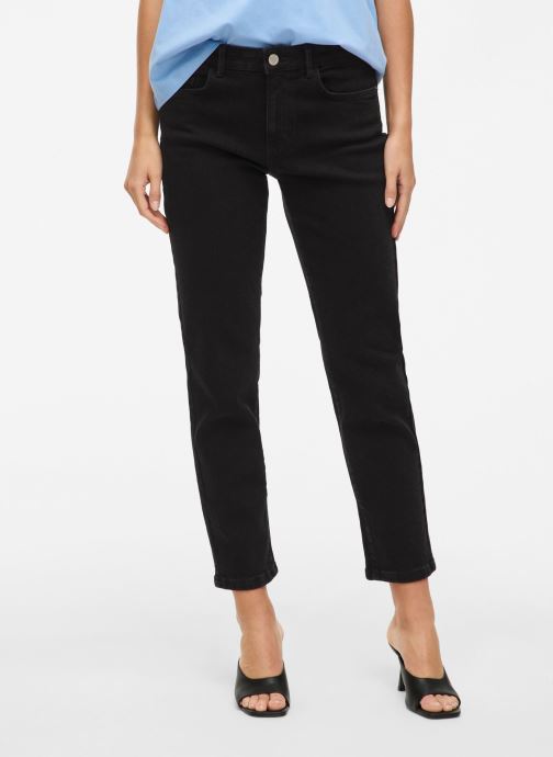 Vila Slim Fit und Skinny Jeans Vialice Rw Straight Jeans Blksol16- Noos damen schwarz