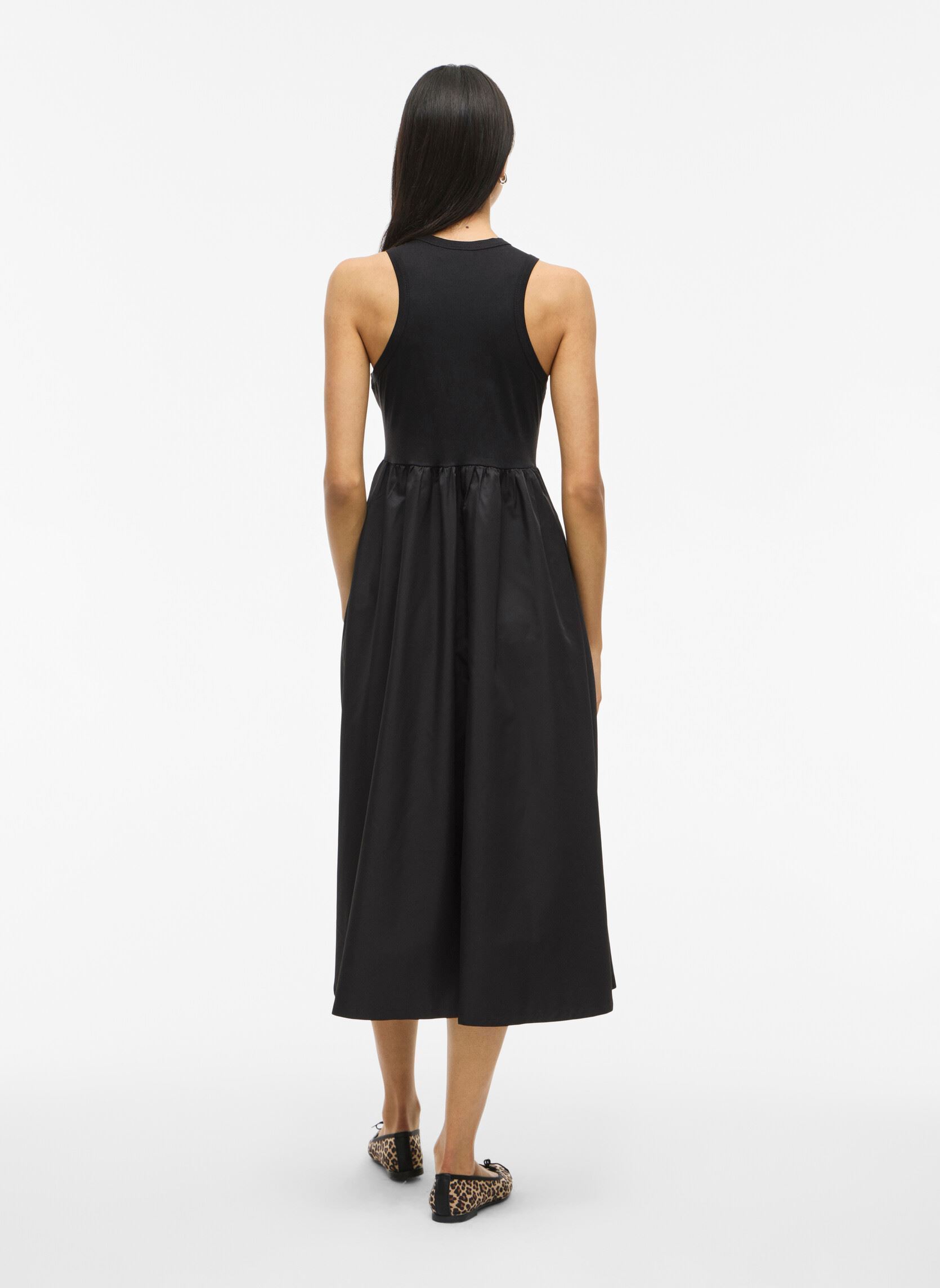 Robes longues Visonja S/L Midi Dress femme noir Vila Robes longues Visonja S/L Midi Dress femme noir Black