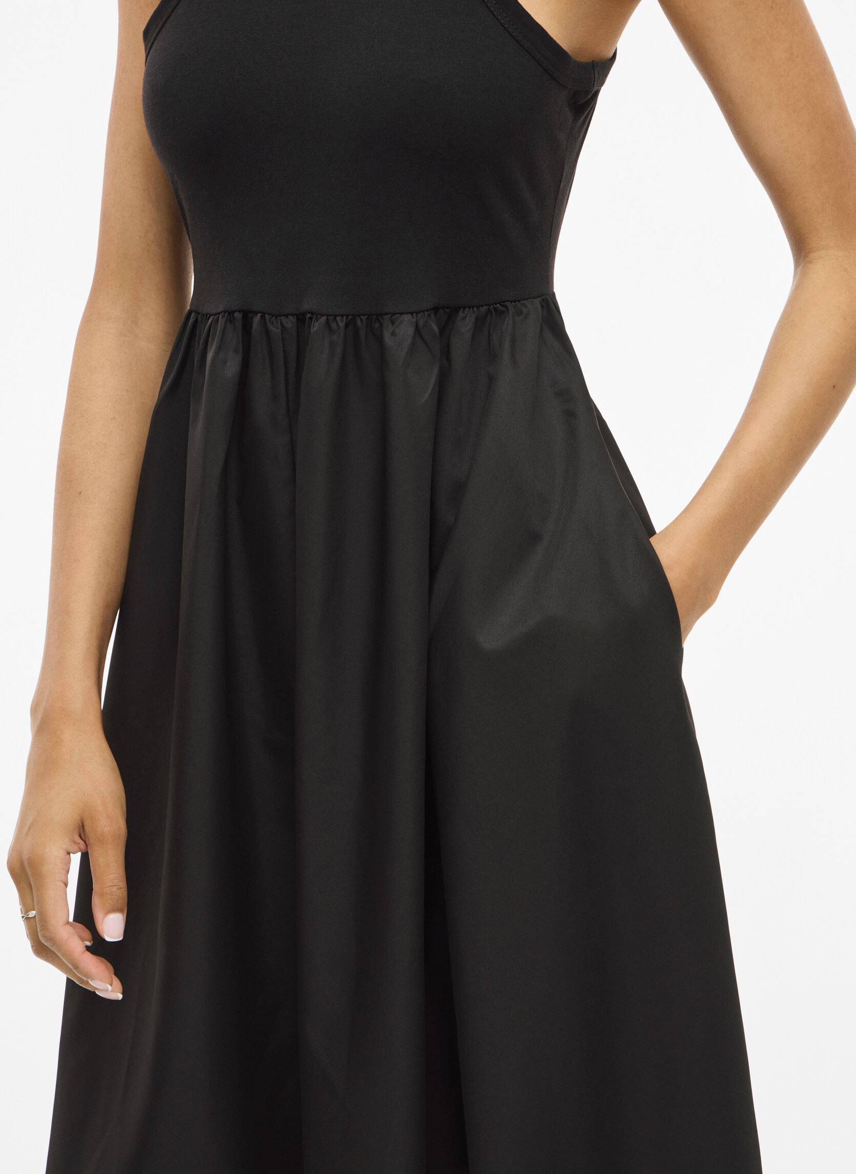 Robes longues Visonja S/L Midi Dress femme noir Vila Robes longues Visonja S/L Midi Dress femme noir Black