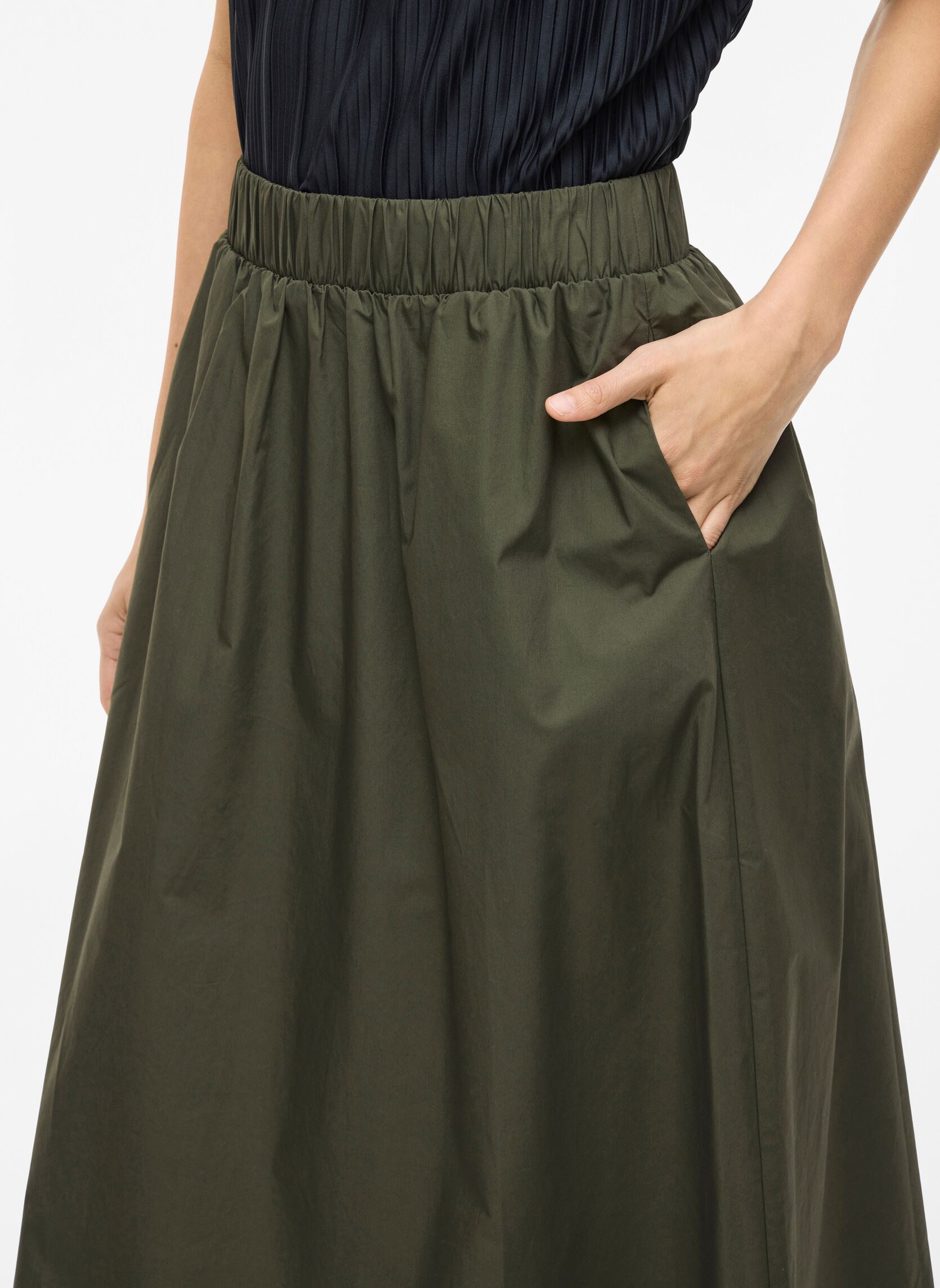 Midi-Röcke Visophie Hw Ankle Skirt - Noos damen grün Vila Midi-Röcke Visophie Hw Ankle Skirt - Noos damen grün Deep Depths