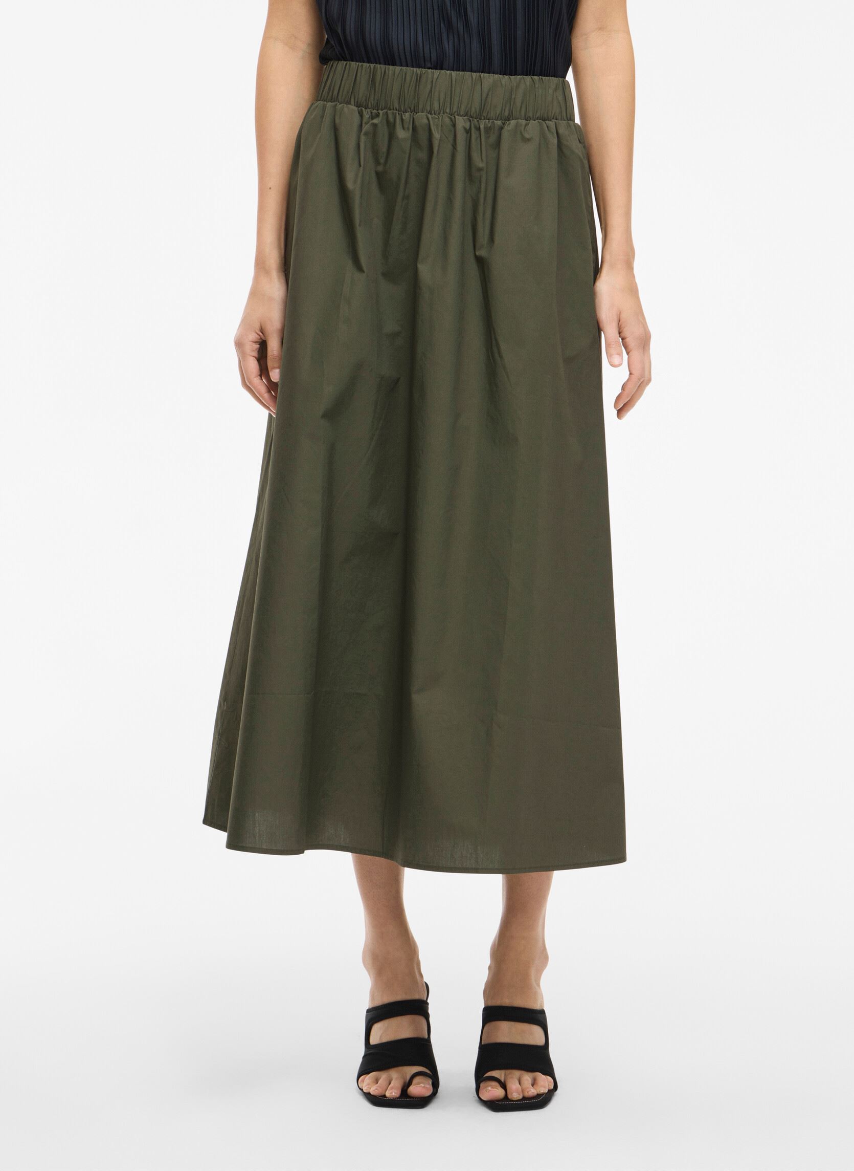 Midi-Röcke Visophie Hw Ankle Skirt - Noos damen grün Vila Midi-Röcke Visophie Hw Ankle Skirt - Noos damen grün Deep Depths