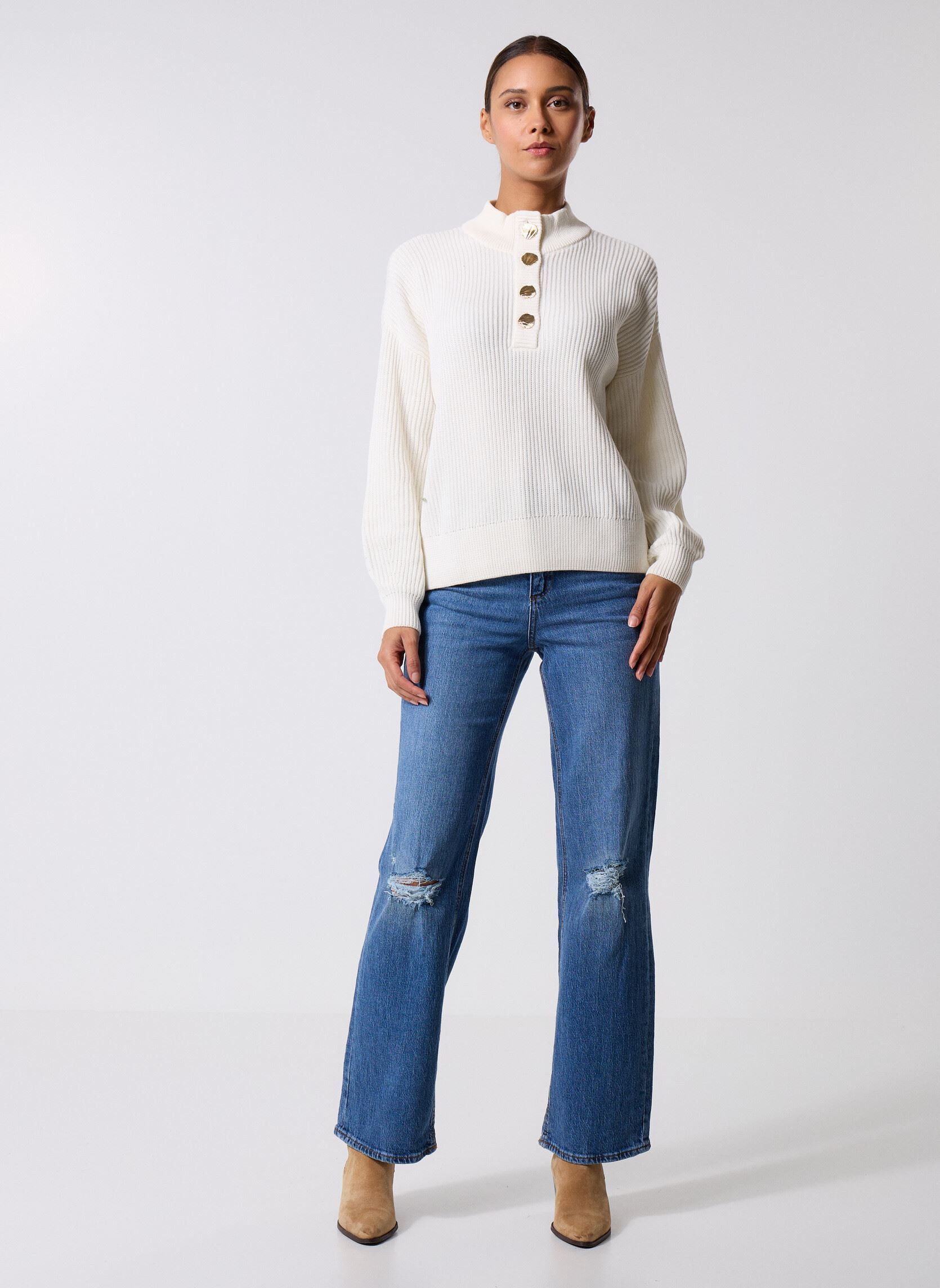 Pulls Viching Crew Neck L/S Knit Top - Noos femme blanc Vila Pulls Viching Crew Neck L/S Knit Top - Noos femme blanc Birch