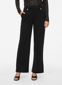 Pantalons droit Viclua Hw Wide Button Pants- Noos femme noir