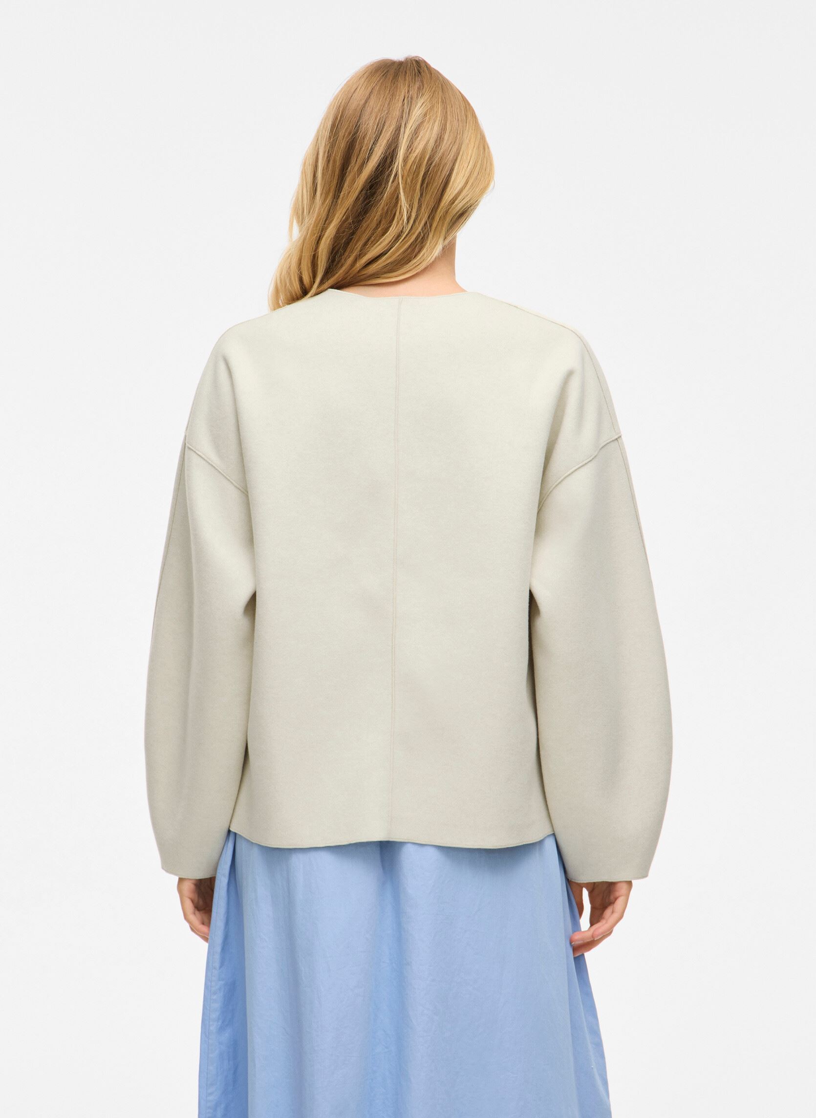 Jassen Vijuice Loose L/S Jacket - Noos dames wit Vila Jassen Vijuice Loose L/S Jacket - Noos dames wit Super Light Natural Melan