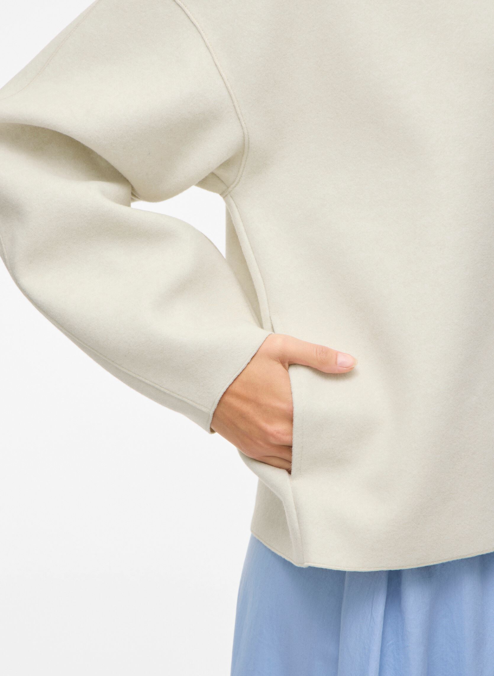 Jassen Vijuice Loose L/S Jacket - Noos dames wit Vila Jassen Vijuice Loose L/S Jacket - Noos dames wit Super Light Natural Melan