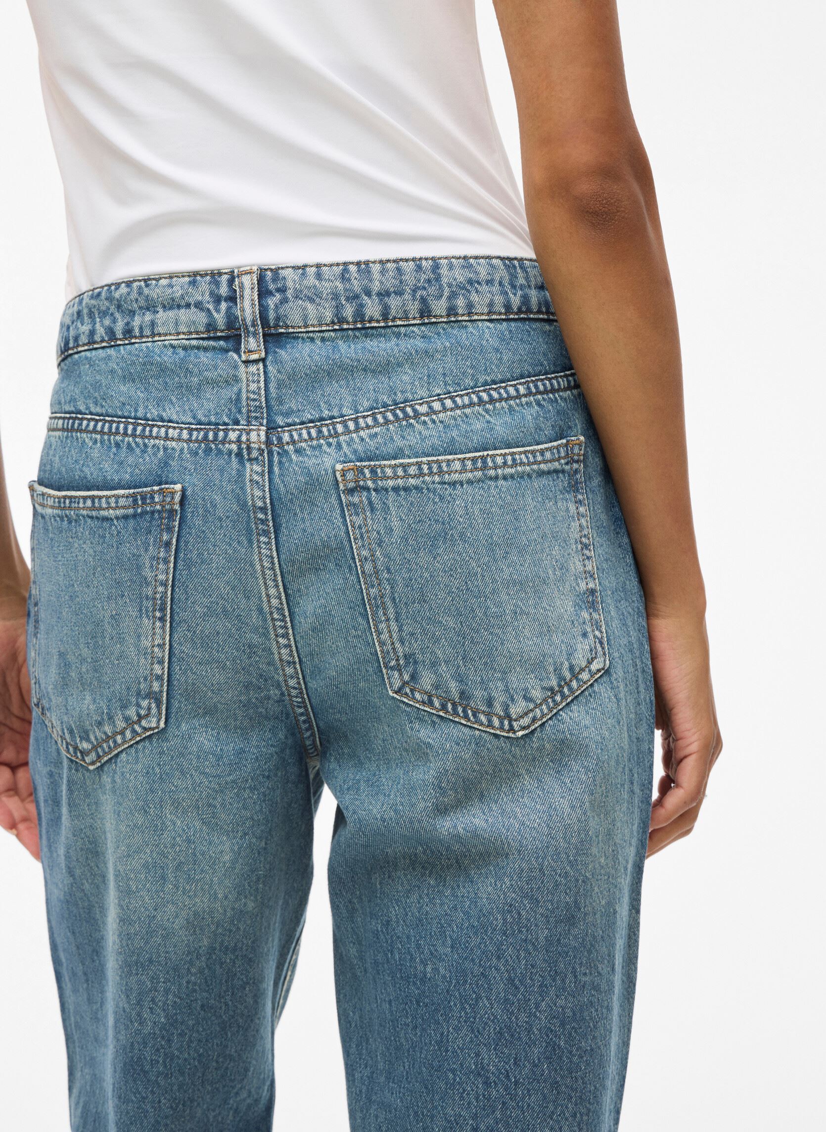 Wijde jeans / Flared Jeans Vimaria Creek Lw Relaxed Jeans Mbd252 dames blauw Vila Wijde jeans / Flared Jeans Vimaria Creek Lw Relaxed Jeans Mbd252 dames blauw Medium Blue Denim