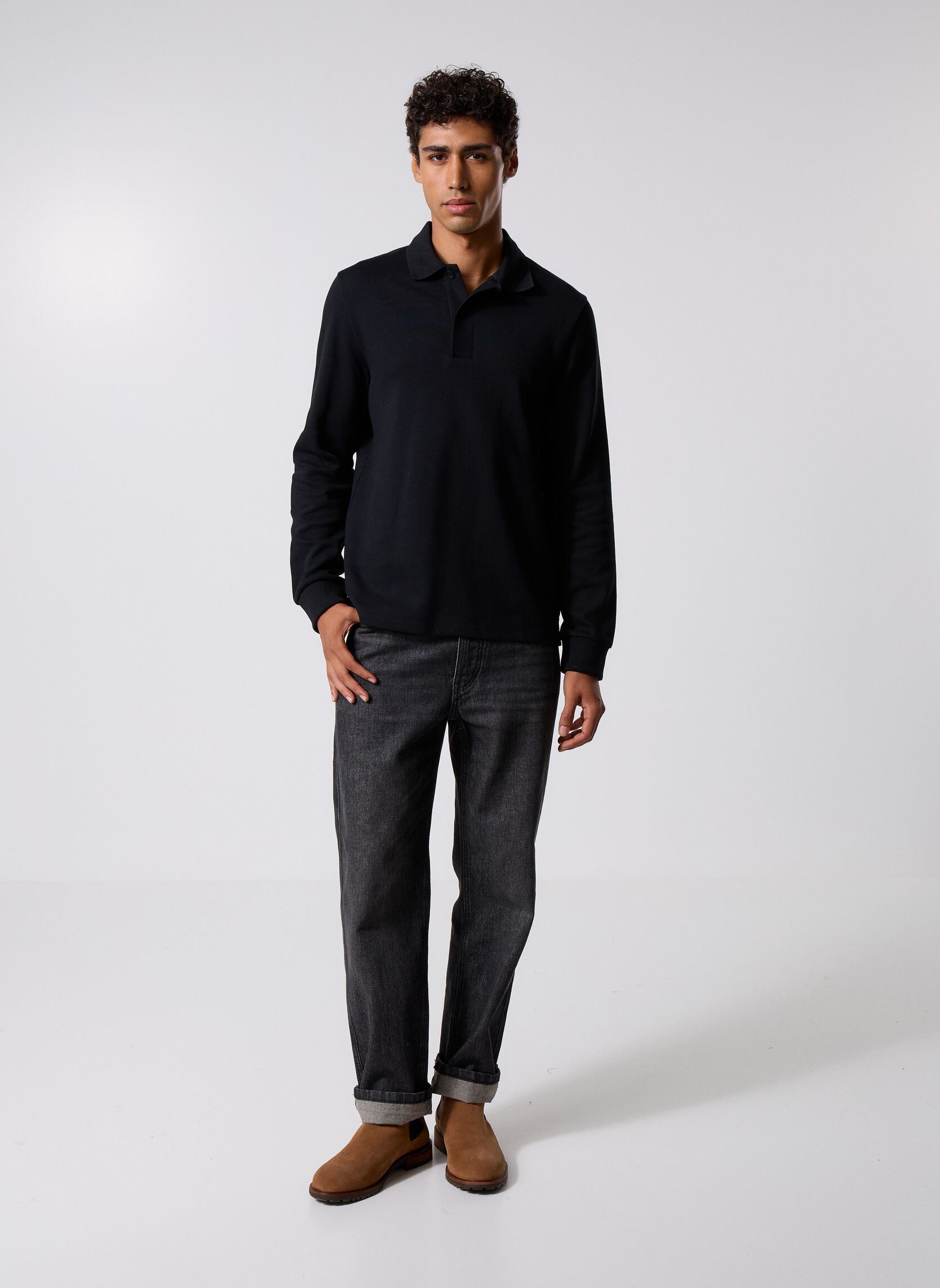 Pulls PULPOLO homme noir Marvin&Co Pulls PULPOLO homme noir BLACK BEAUTY