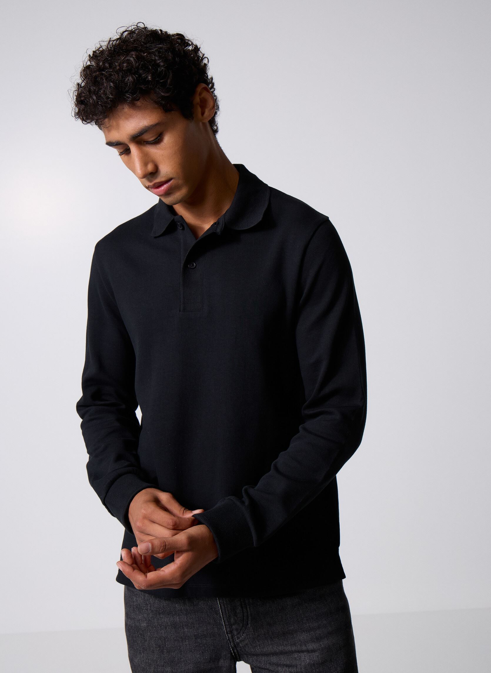 Pulls PULPOLO homme noir Marvin&Co Pulls PULPOLO homme noir BLACK BEAUTY